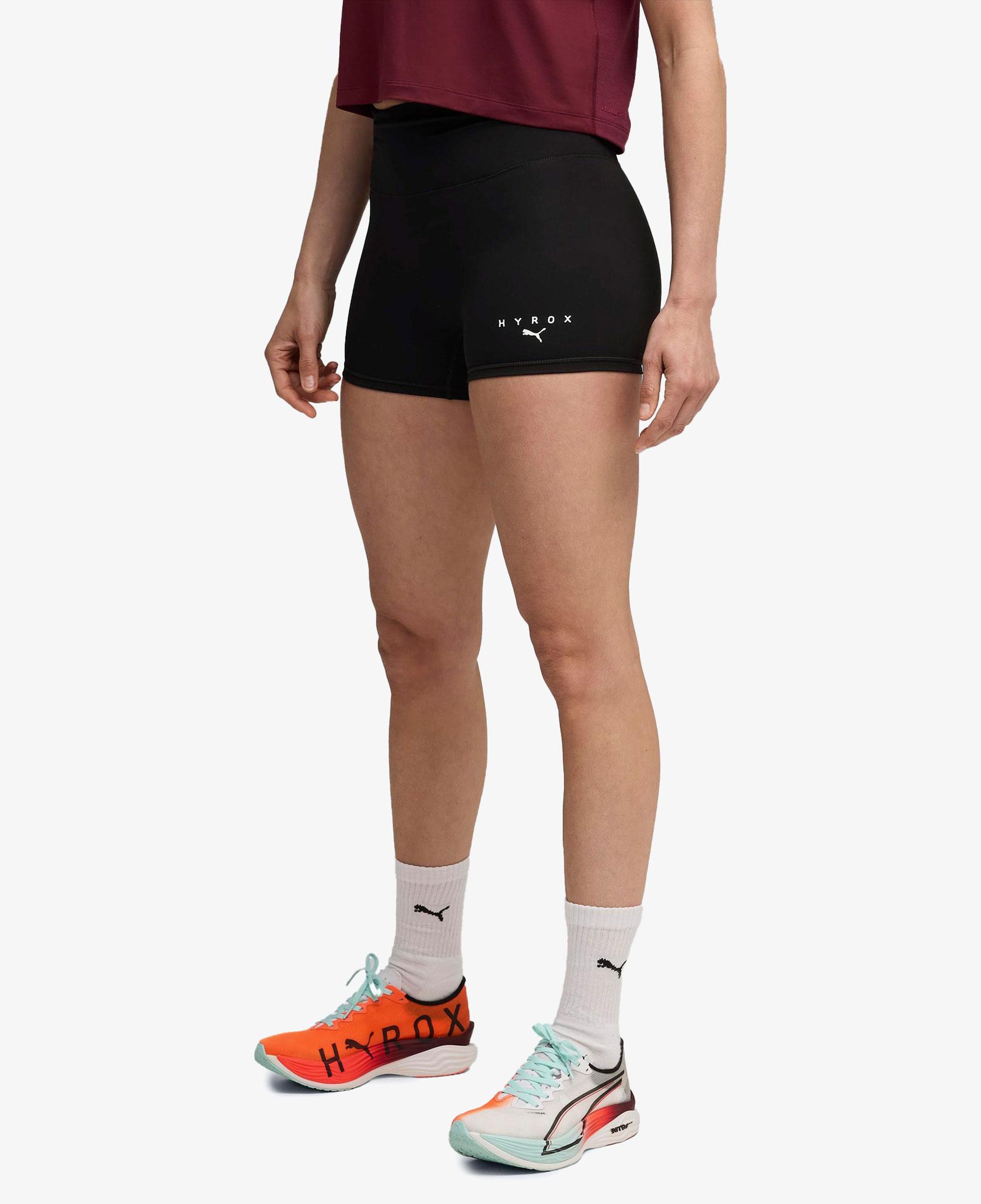 Puma x Hyrox Shapeluxe 3 Kadın Siyah Antrenman Şortu