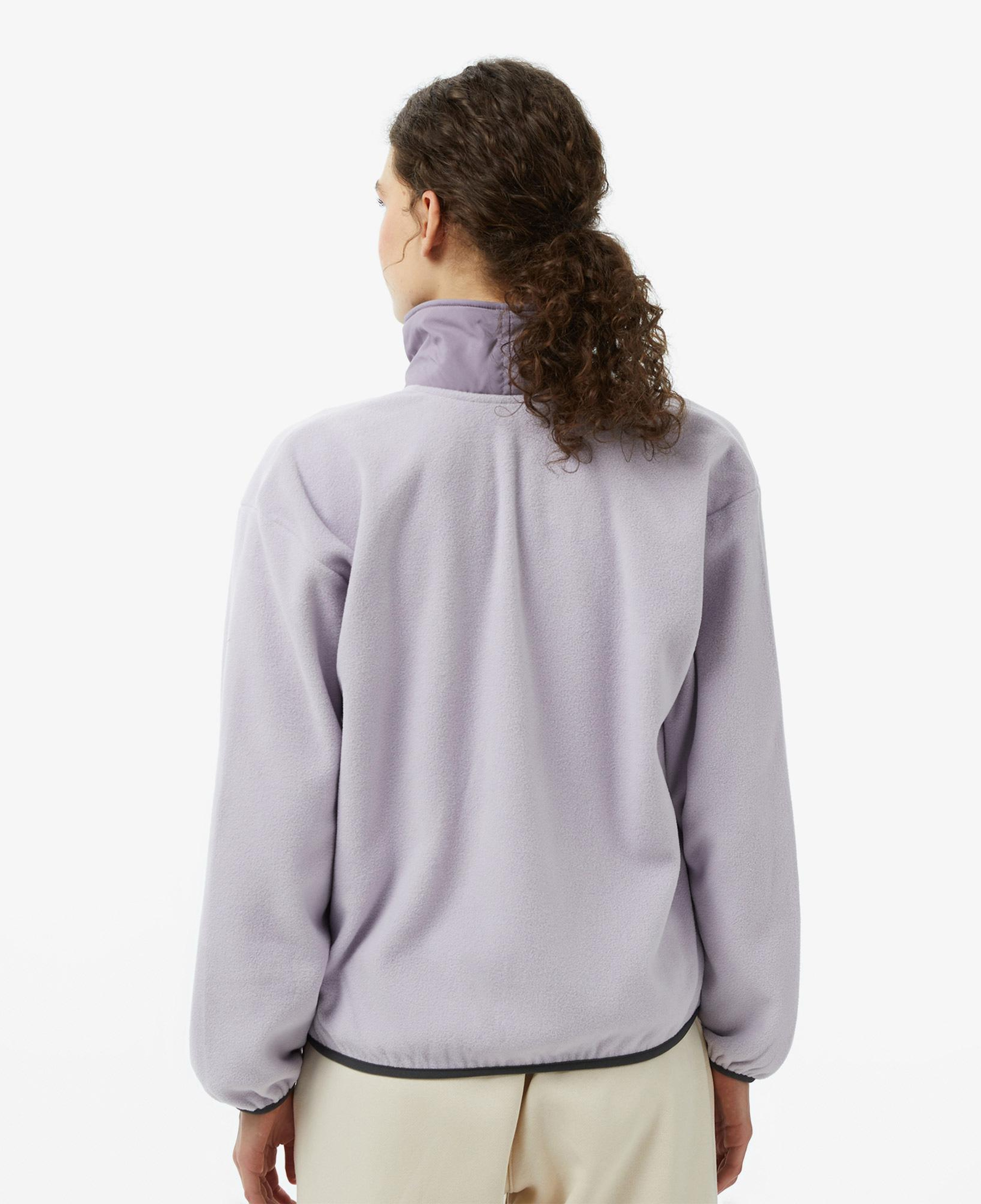 Columbia Sequoia Grove Full Zip Fleece Kadın Mor Outdoor Sweatshirt
