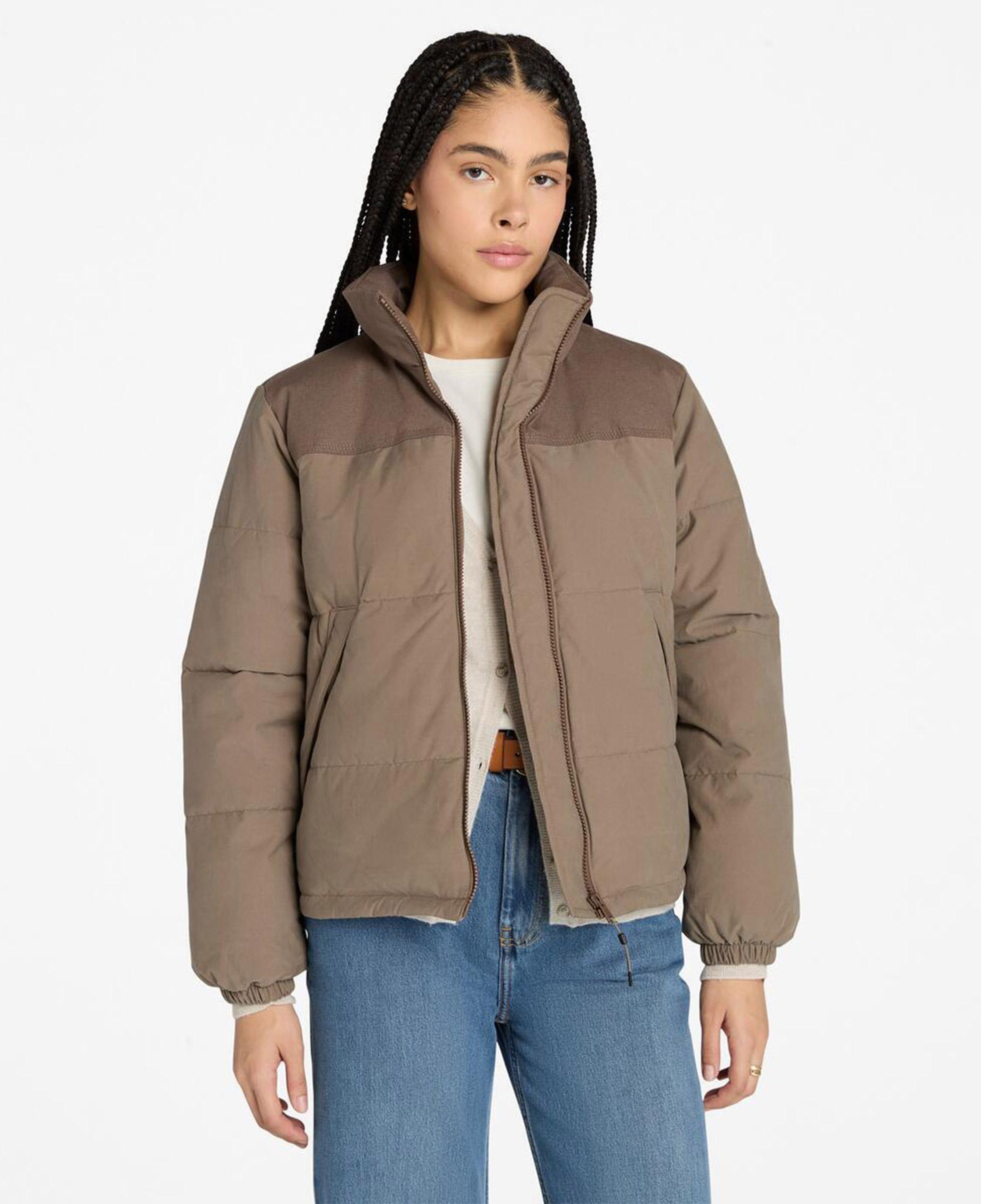 Timberland Welch Mountain Synthetic Insulated Puffer Kadın Kahverengi Ceket