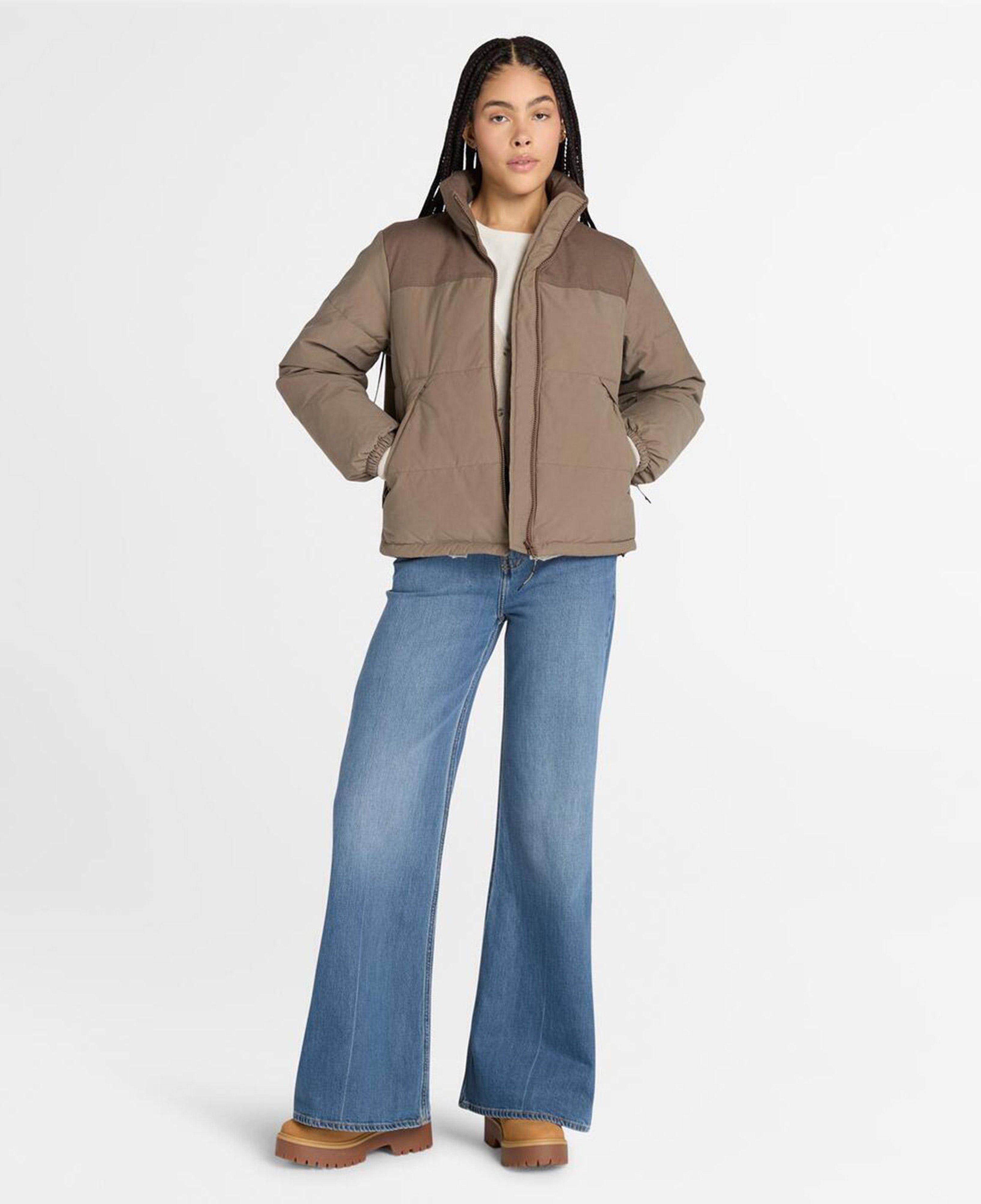 Timberland Welch Mountain Synthetic Insulated Puffer Kadın Kahverengi Ceket