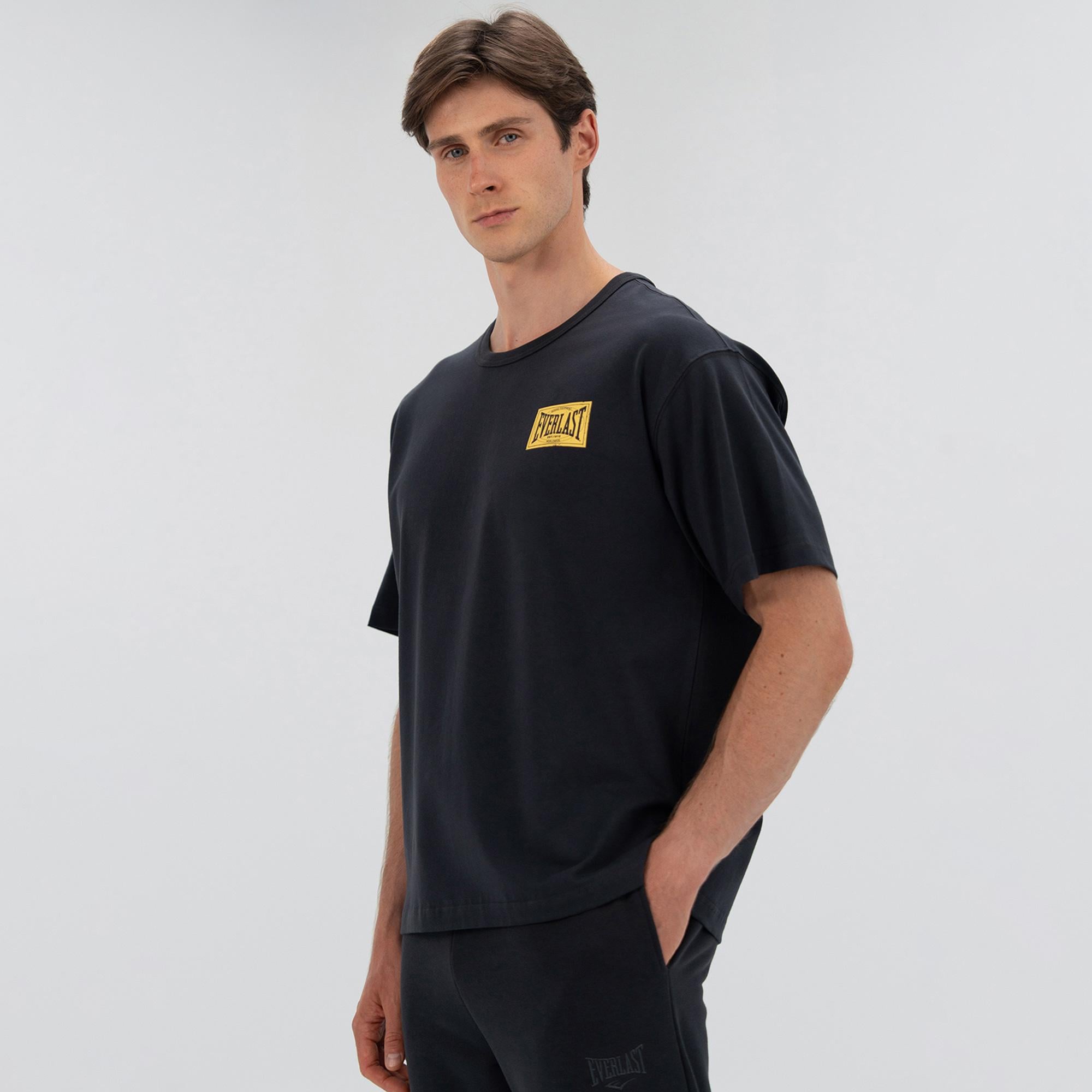Everlast 1910 Classic Comfort Gri Erkek T-Shirt