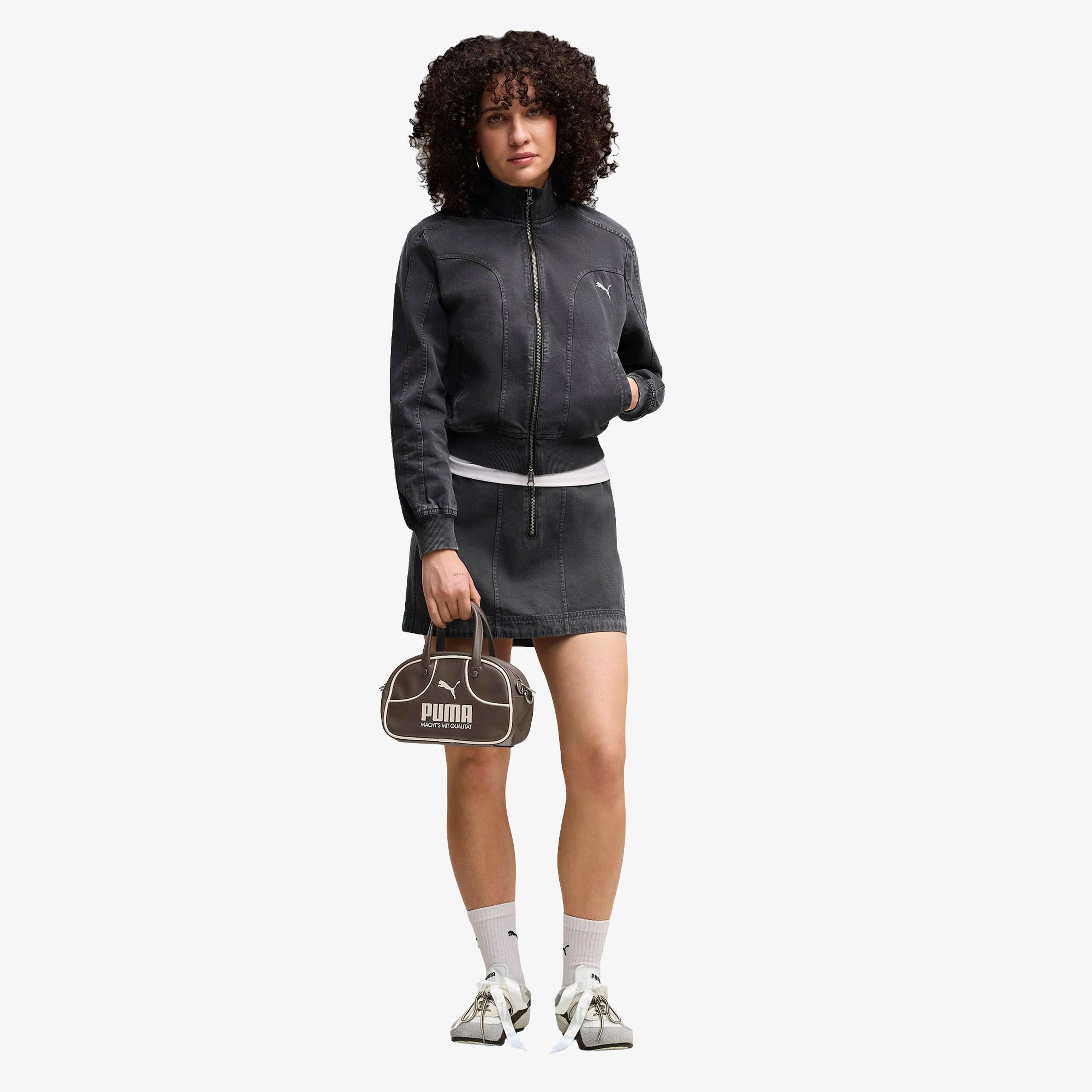 Puma Future Archive Washed Kadın Siyah Ceket