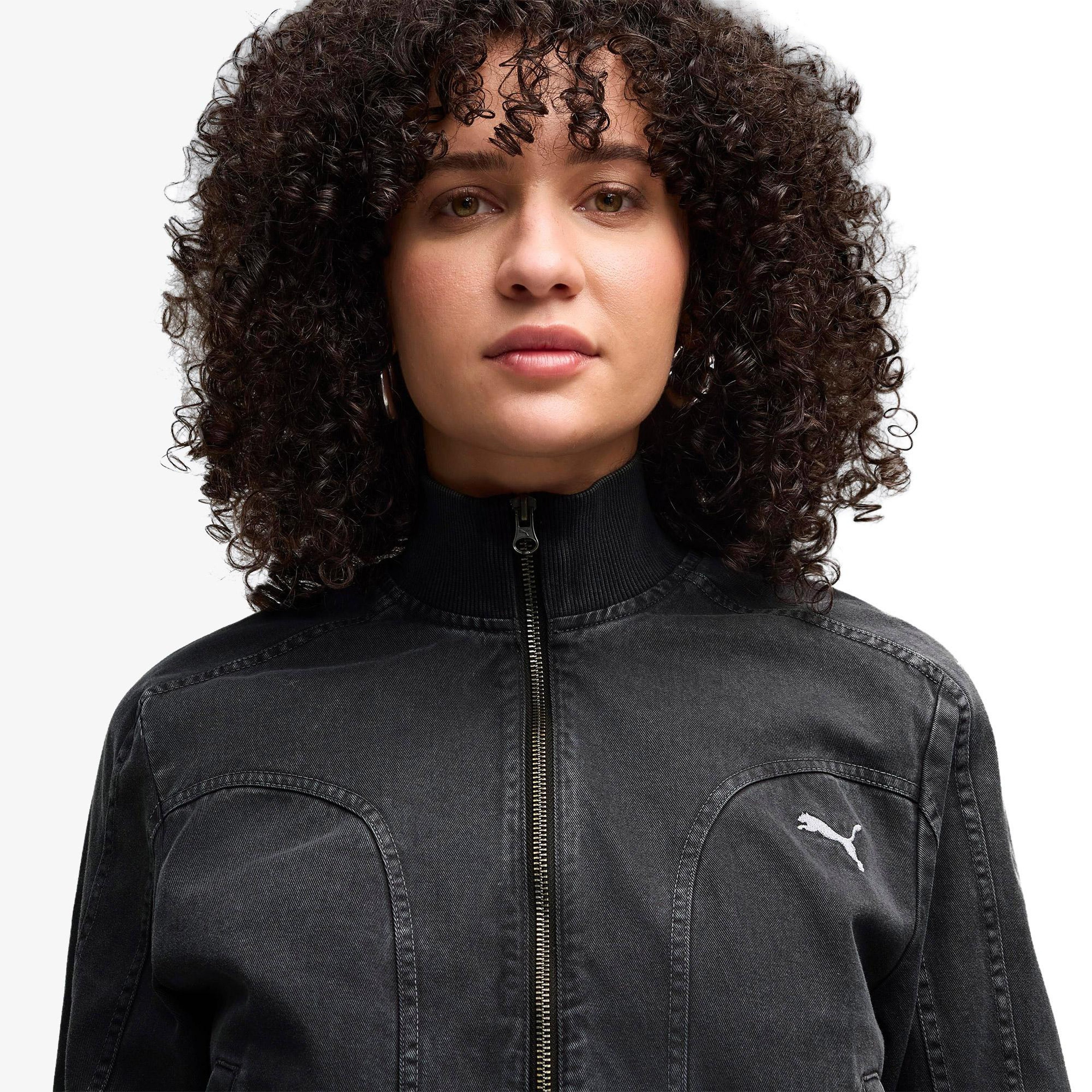 Puma Future Archive Washed Kadın Siyah Ceket