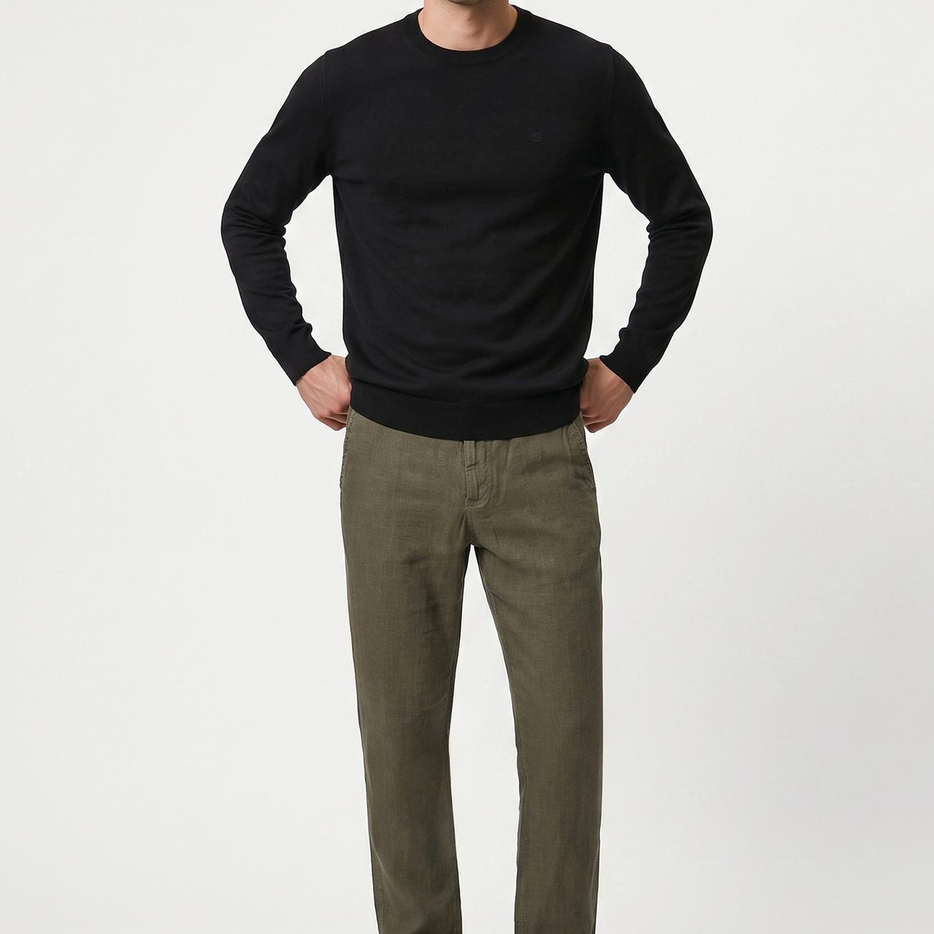 Network Erkek Haki Casual Pantolon