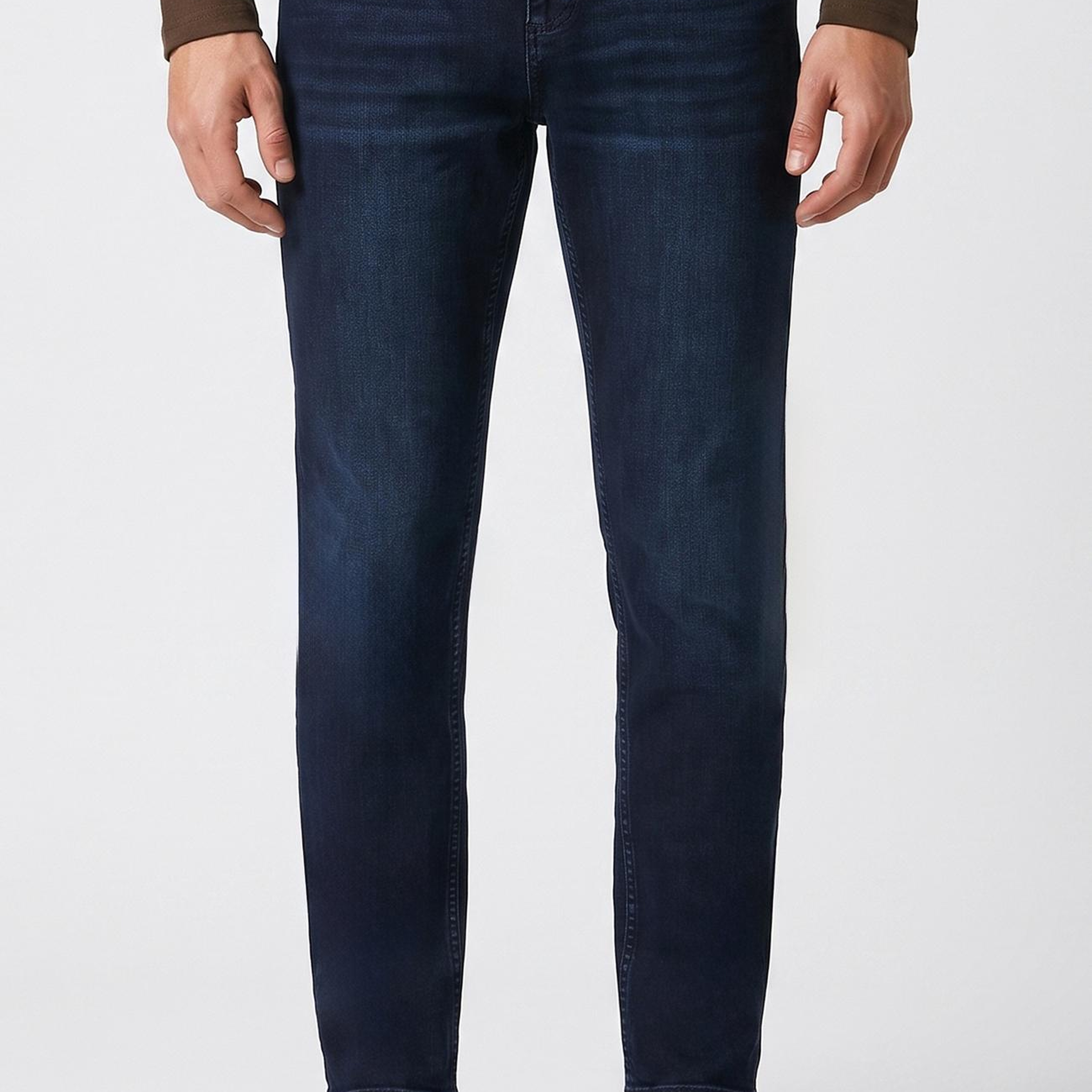 Network Erkek Koyu Lacivert Denim Pantolon