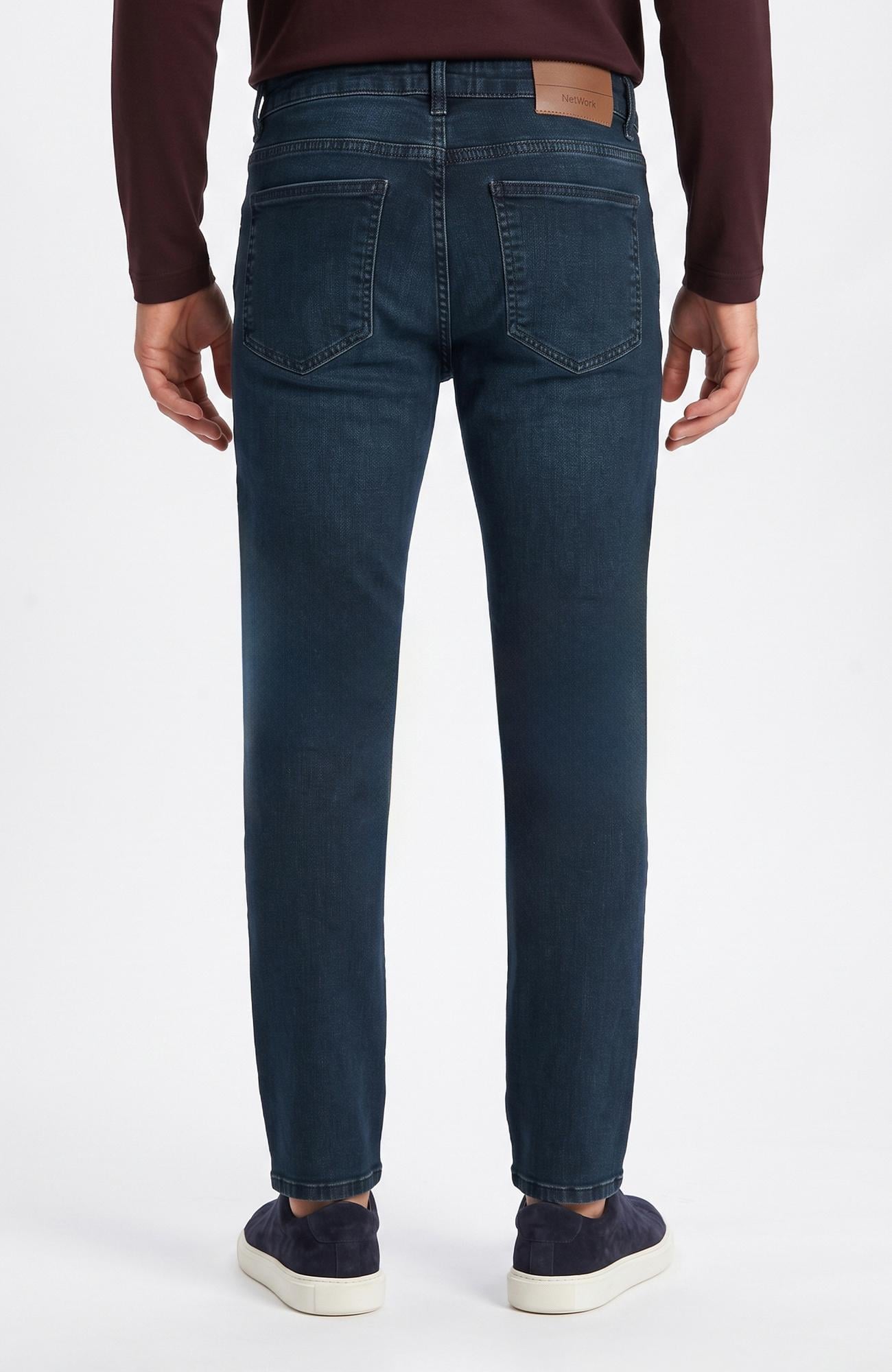 Network Erkek Haki Denim Pantolon