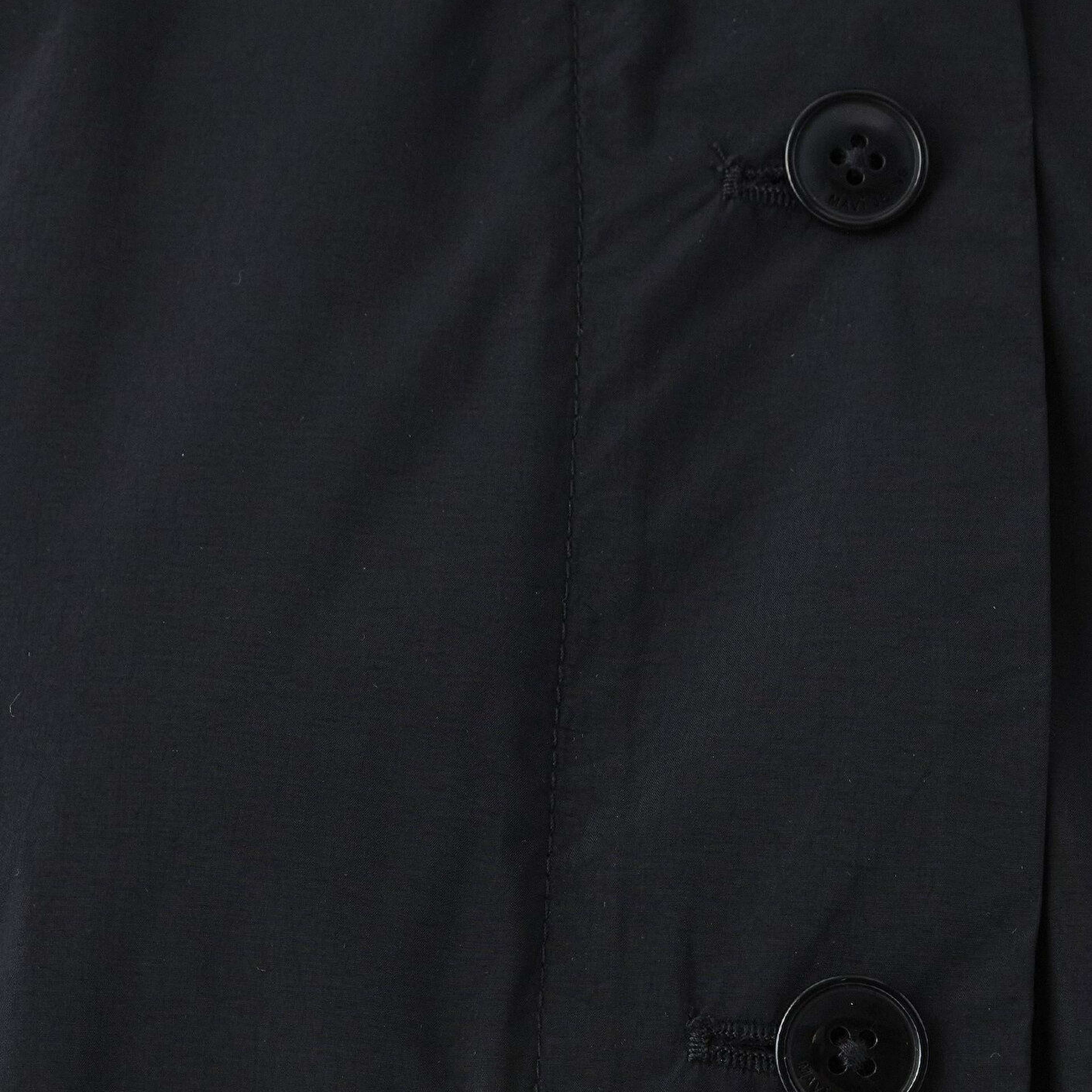 Mavi Dik Yaka Siyah Ceket Oversize / Geniş Kesim 1110870-900