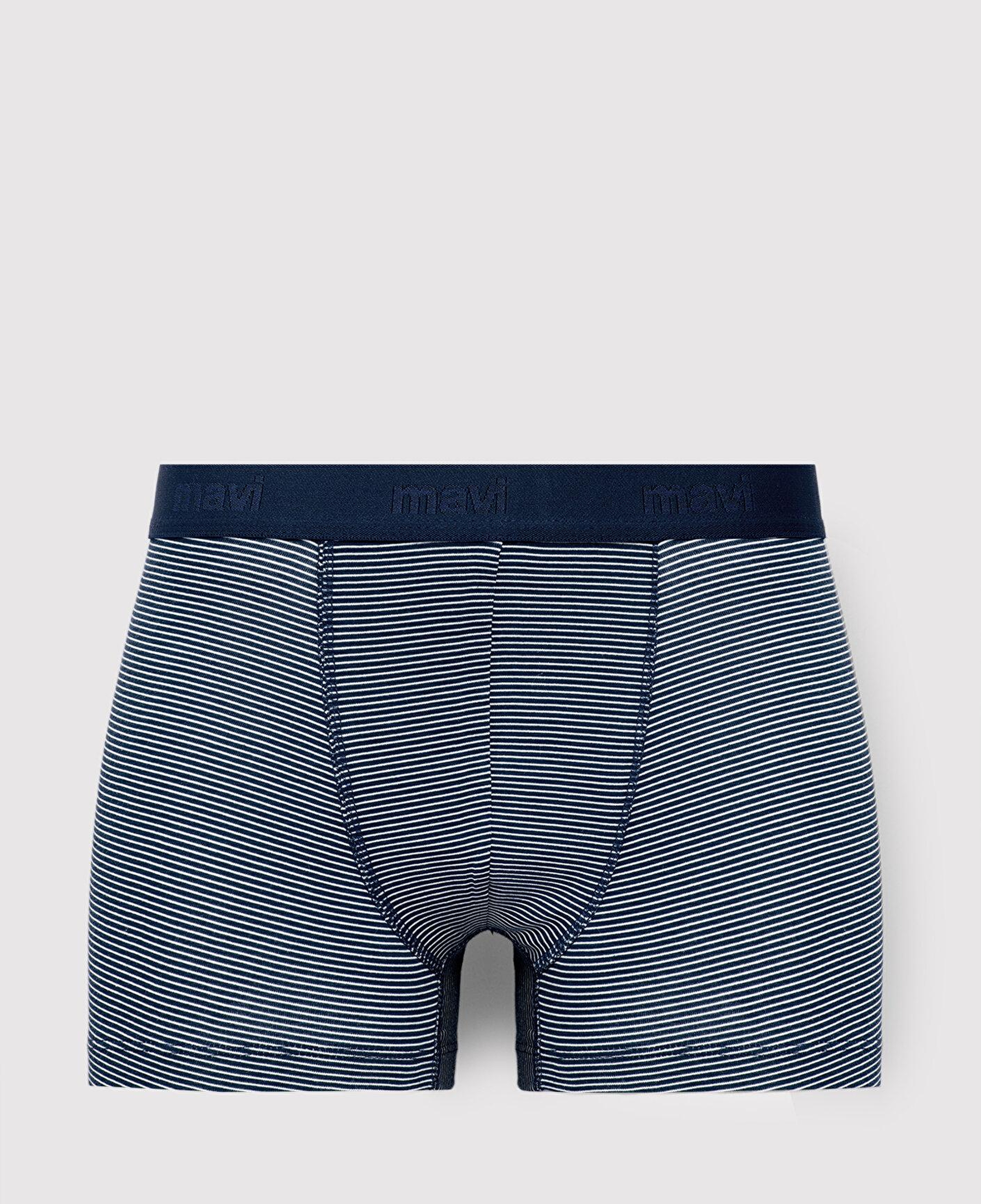 Mavi 3lü Çizgili Boxer 0912467-70720