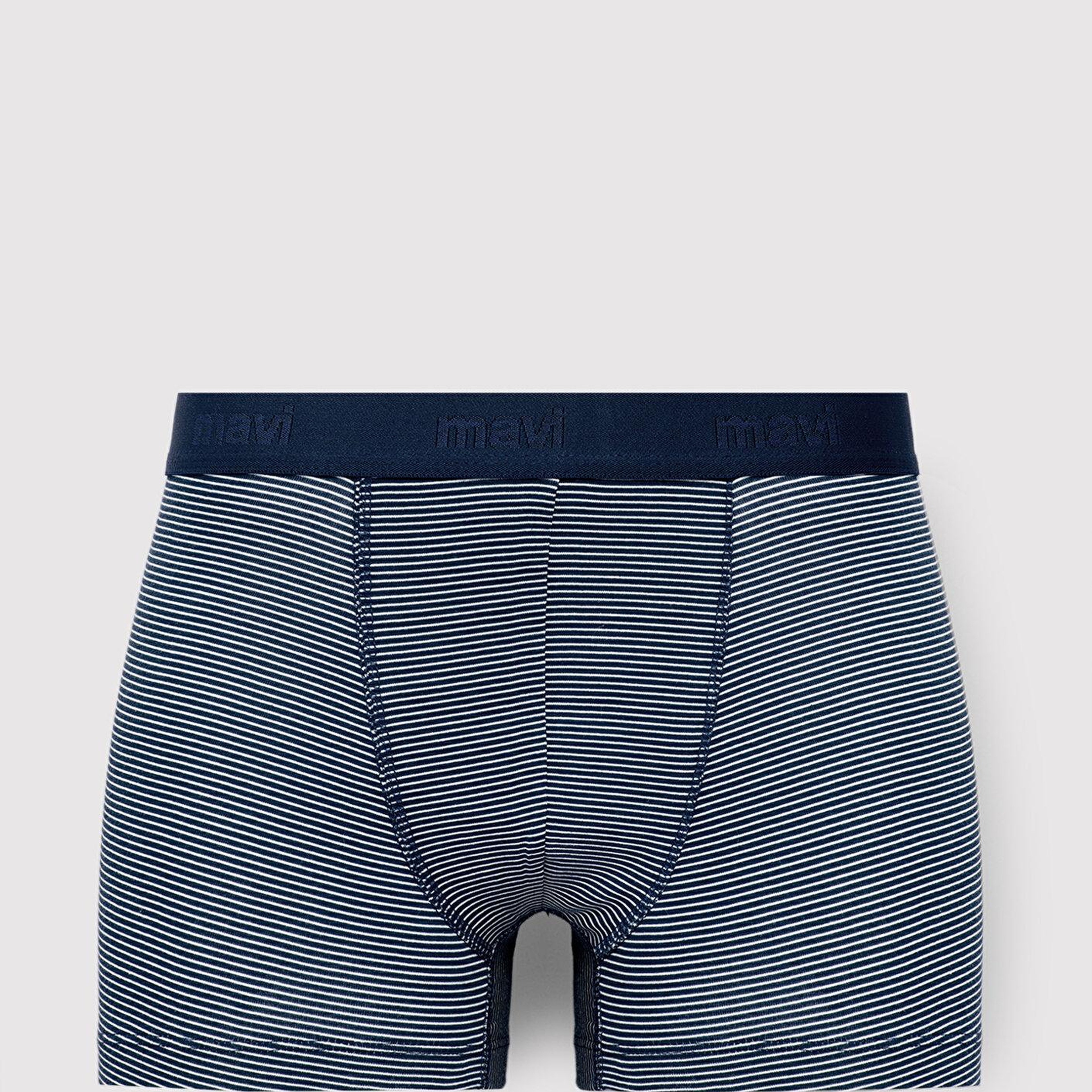 Mavi 3lü Çizgili Boxer 0912467-70720