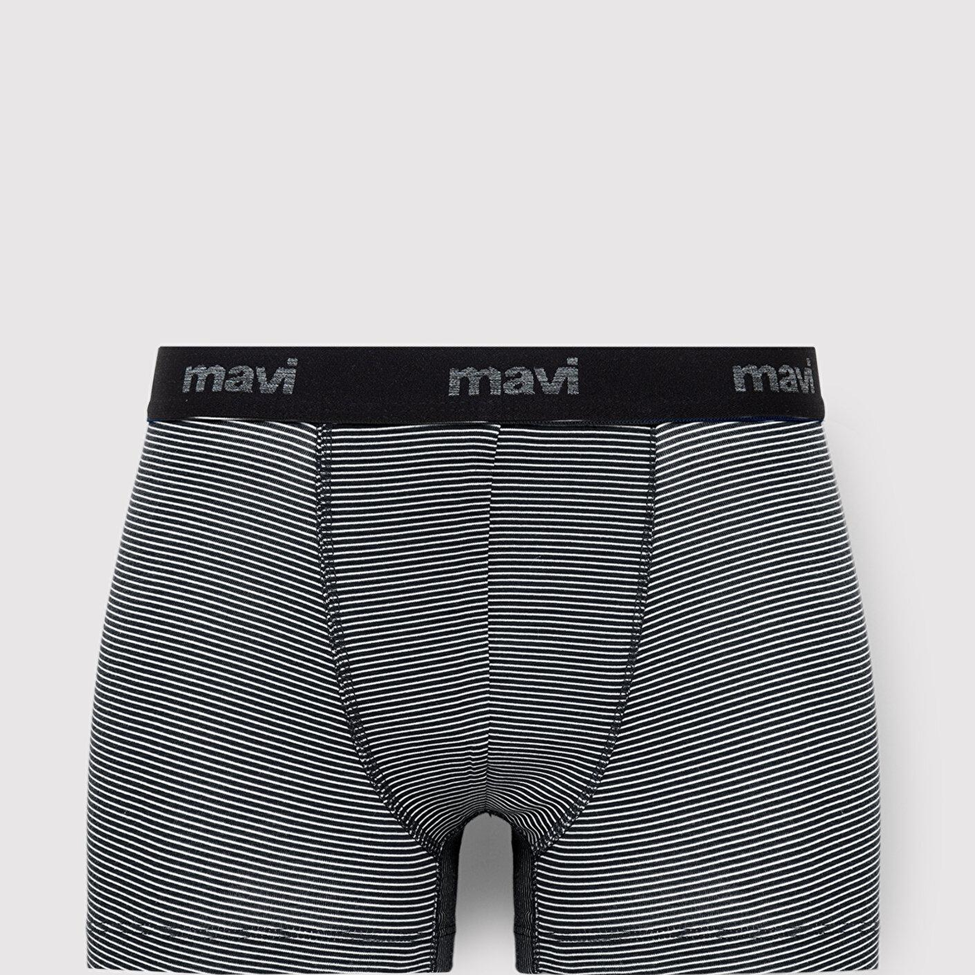 Mavi 3lü Çizgili Boxer 0912467-70720