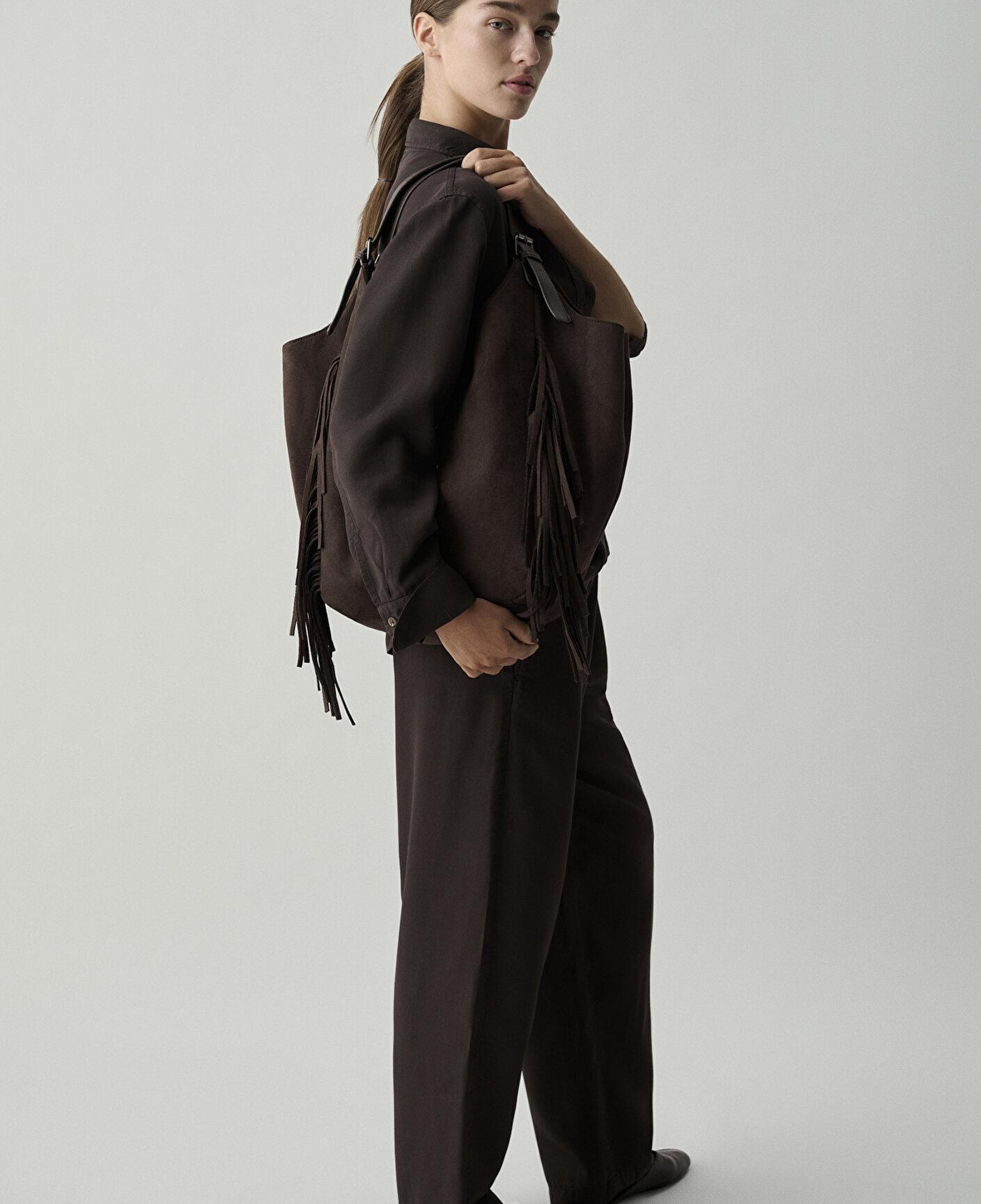 Mavi (Tencel™) Lyocell Kahverengi Pantolon 1011285-90707