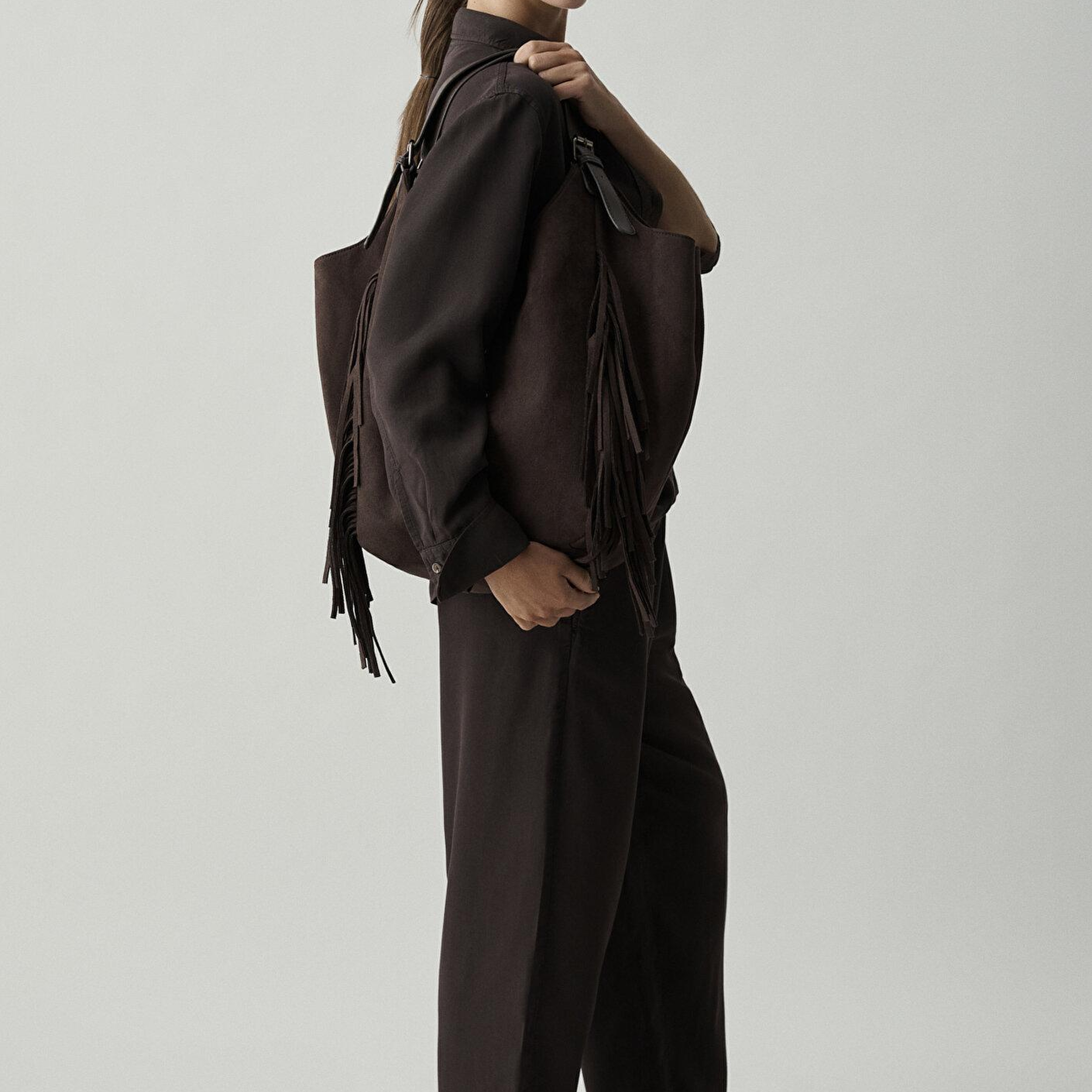 Mavi (Tencel™) Lyocell Kahverengi Pantolon 1011285-90707
