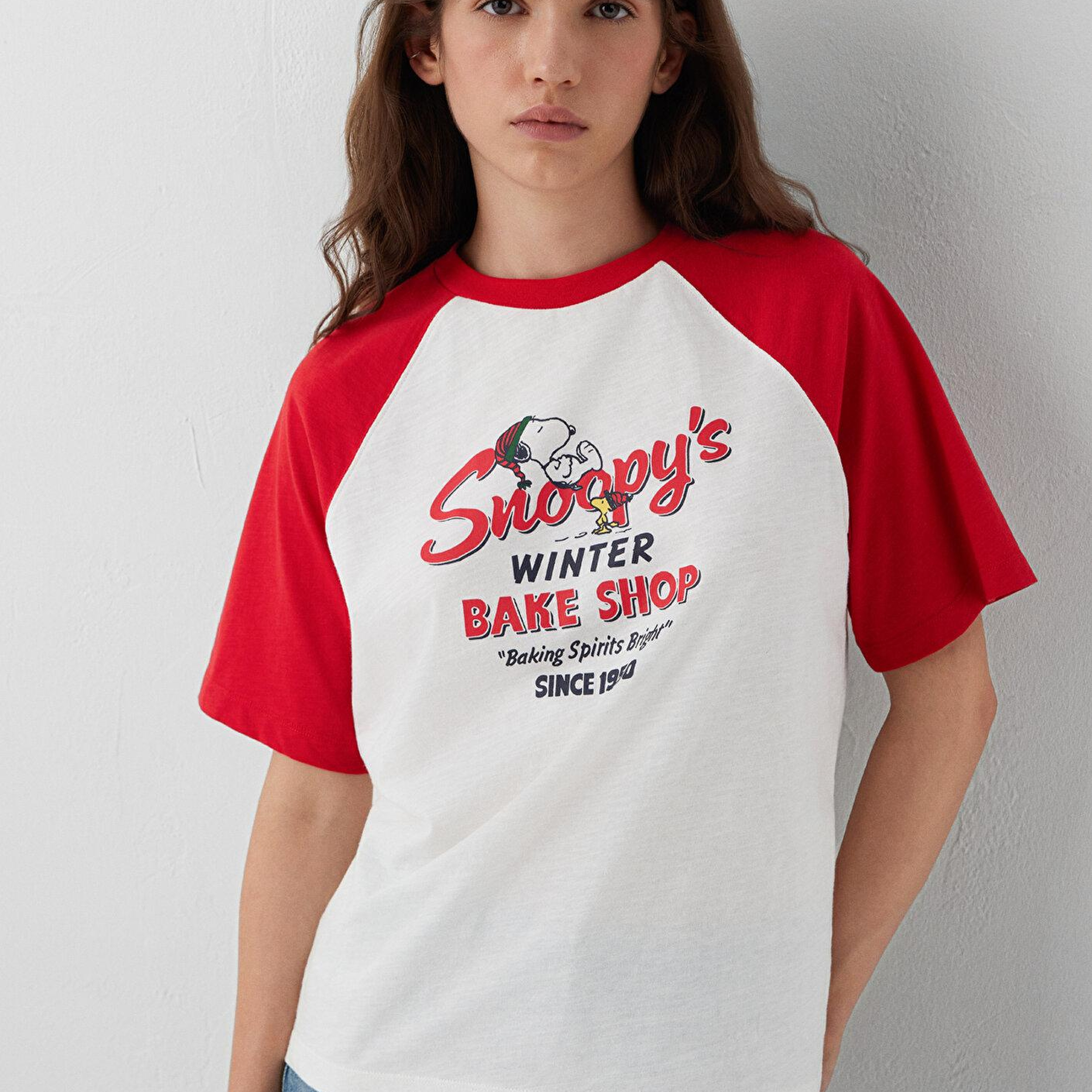 Mavi Snoopy Baskılı Tişört Regular Fit / Normal Kesim 1620183-70057