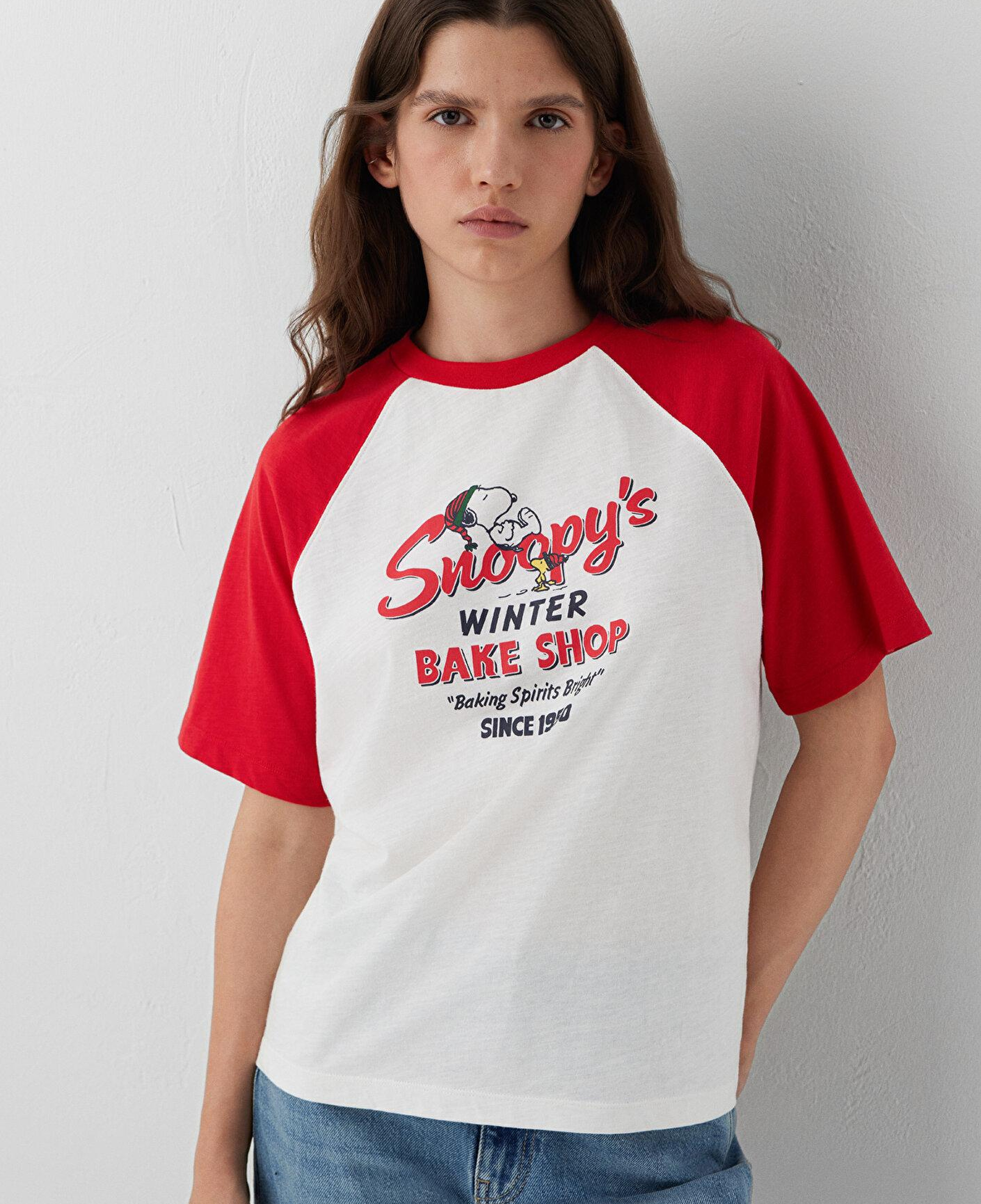 Mavi Snoopy Baskılı Tişört Regular Fit / Normal Kesim 1620183-70057
