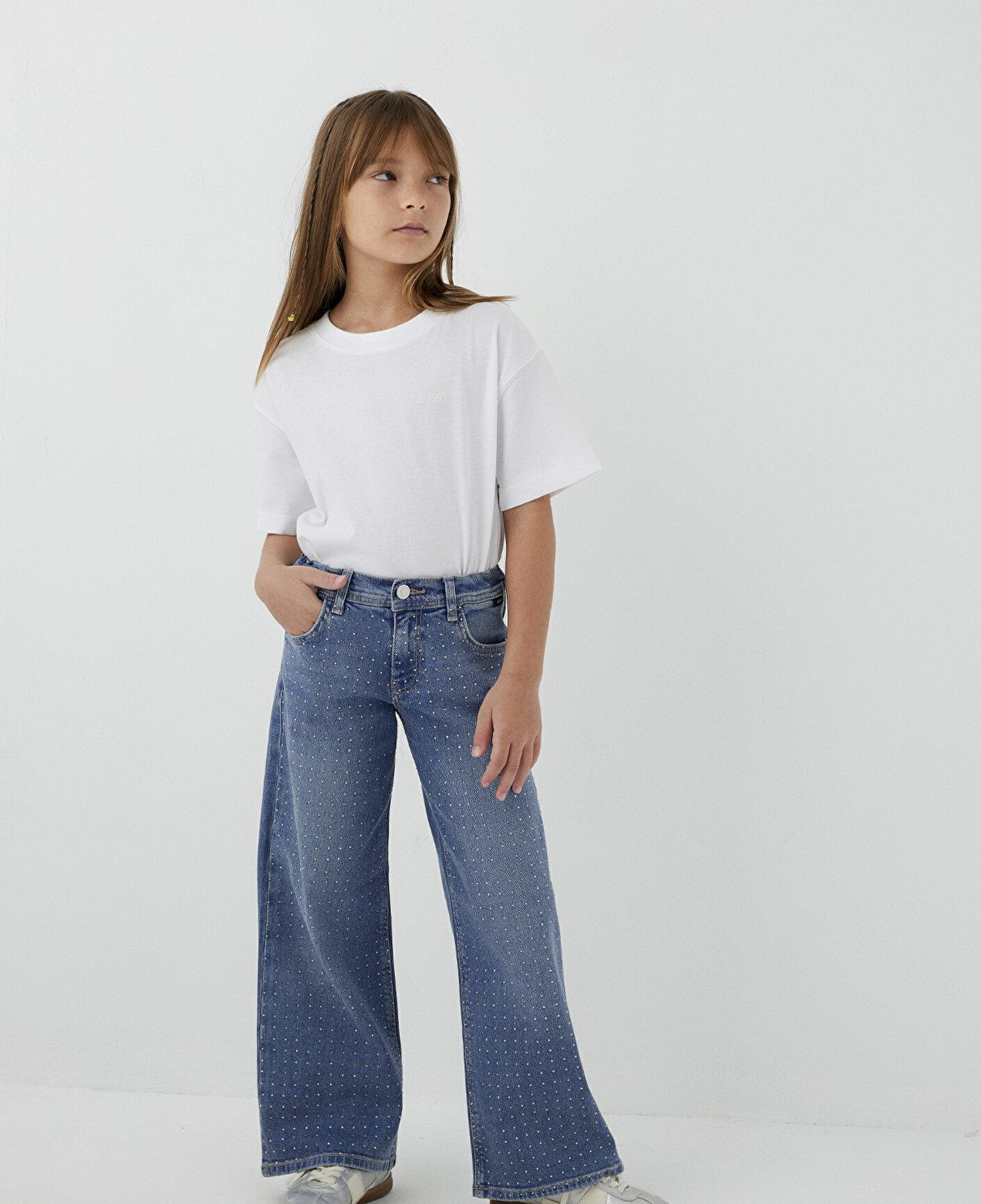Mavi LORY 90lar Taşlı Açık Mavi Denim Pantolon 7010036-A6750