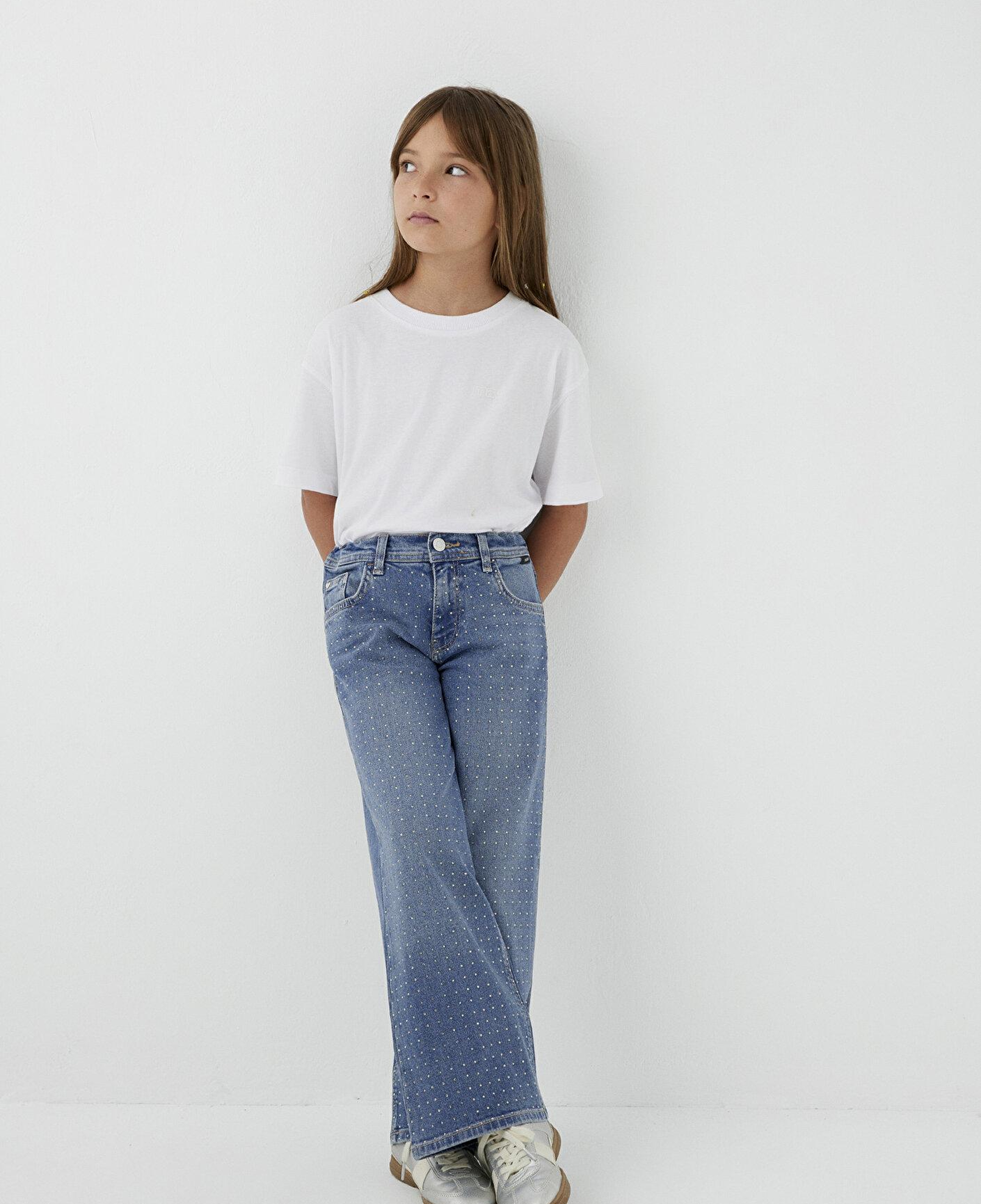 Mavi LORY 90lar Taşlı Açık Mavi Denim Pantolon 7010036-A6750