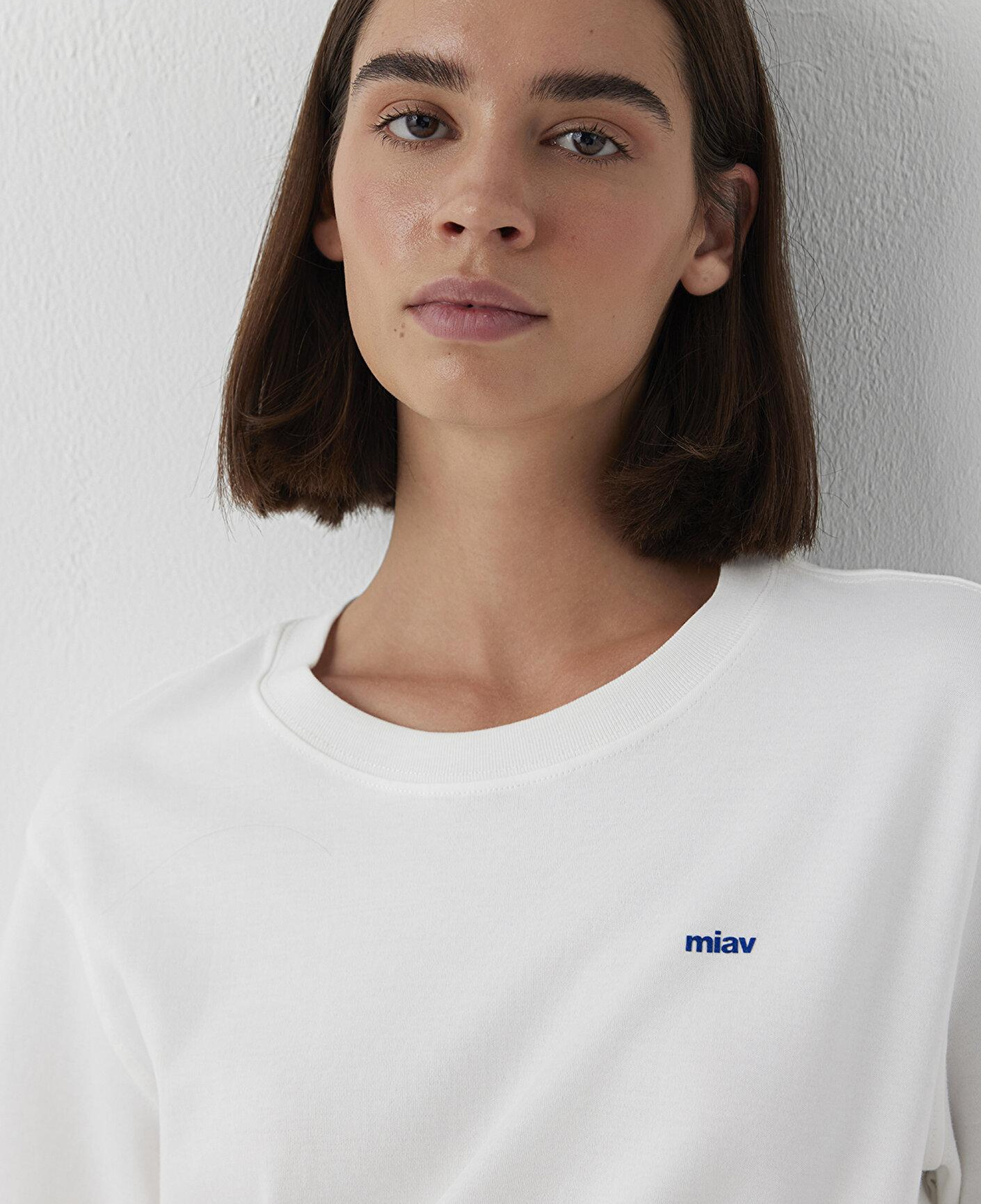 Mavi Miav Baskılı Ekru Tişört Regular Fit / Normal Kesim 1620470-70057