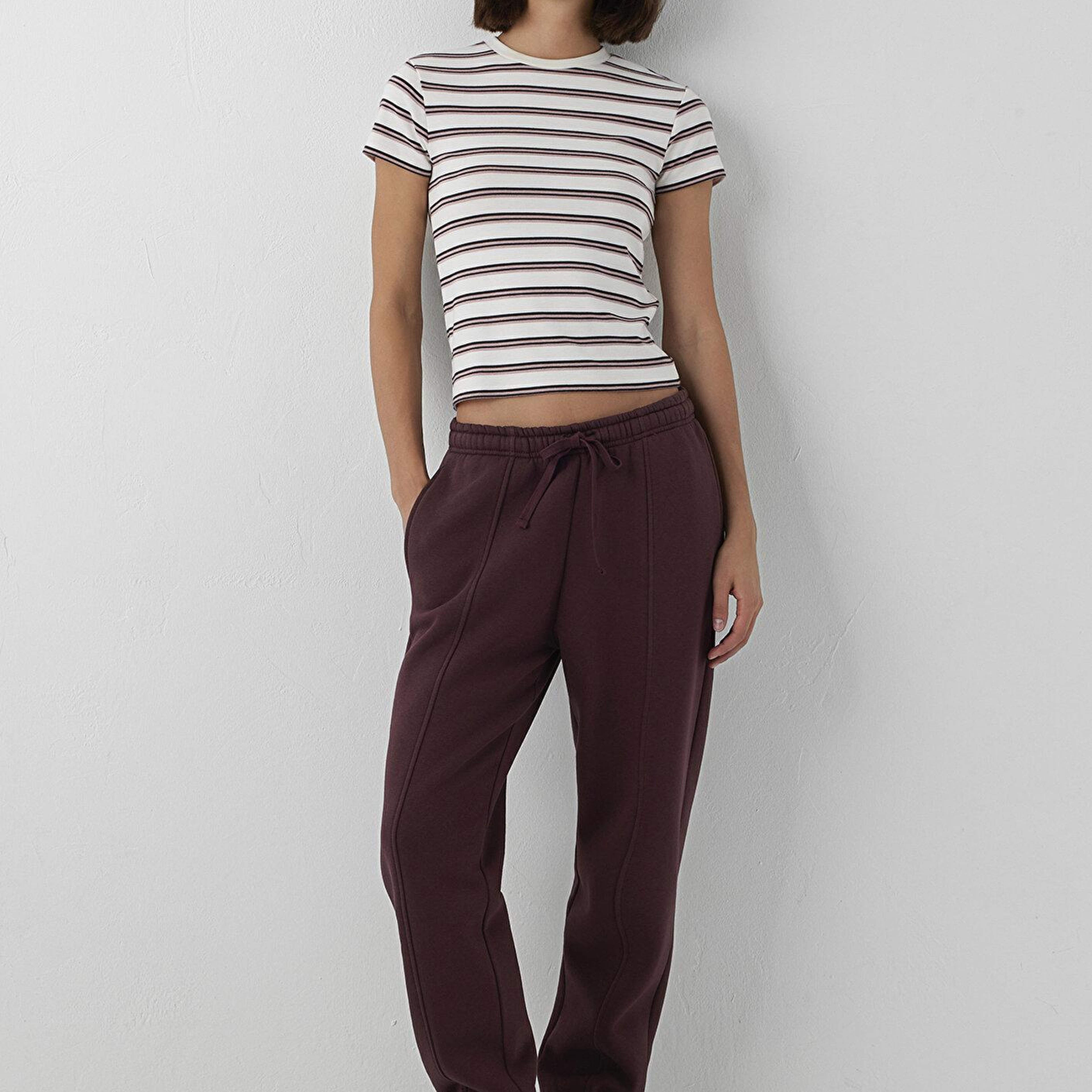 Mavi Basic Bordo Eşofman Altı 1023291-70223