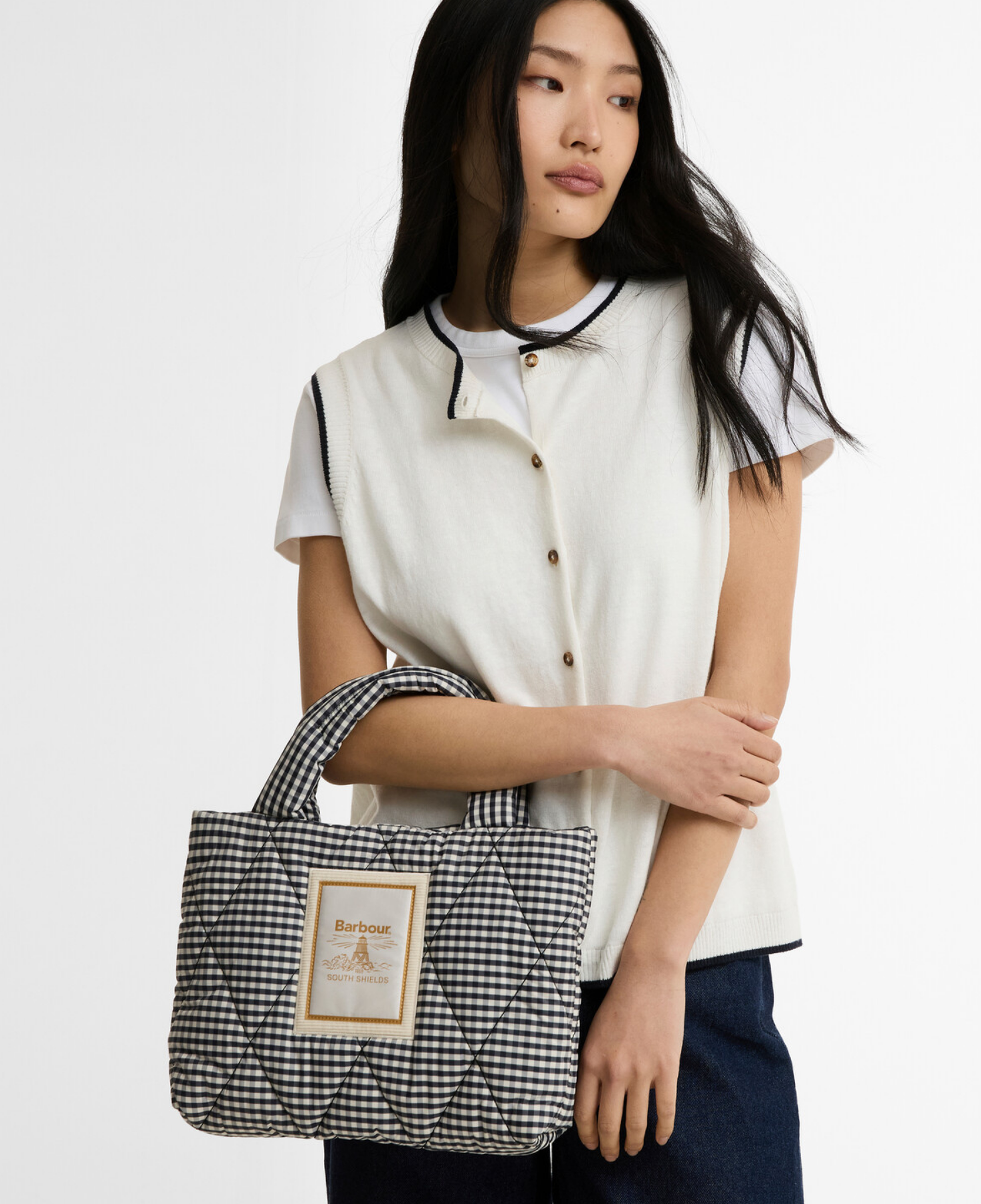 Barbour Riah Mini Kapitone Kol Çantası