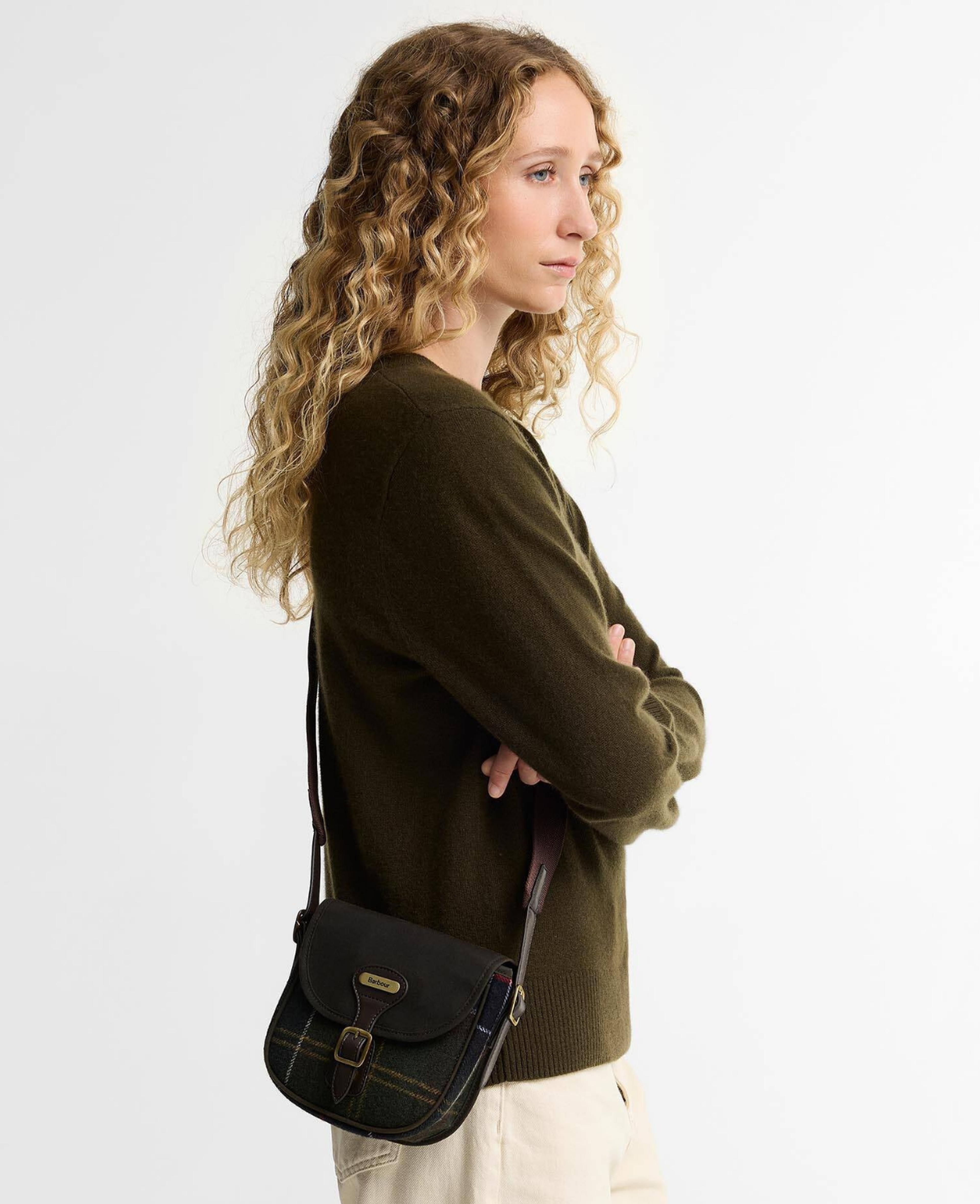 Barbour Whitley Tartan Mini Çapraz Çanta