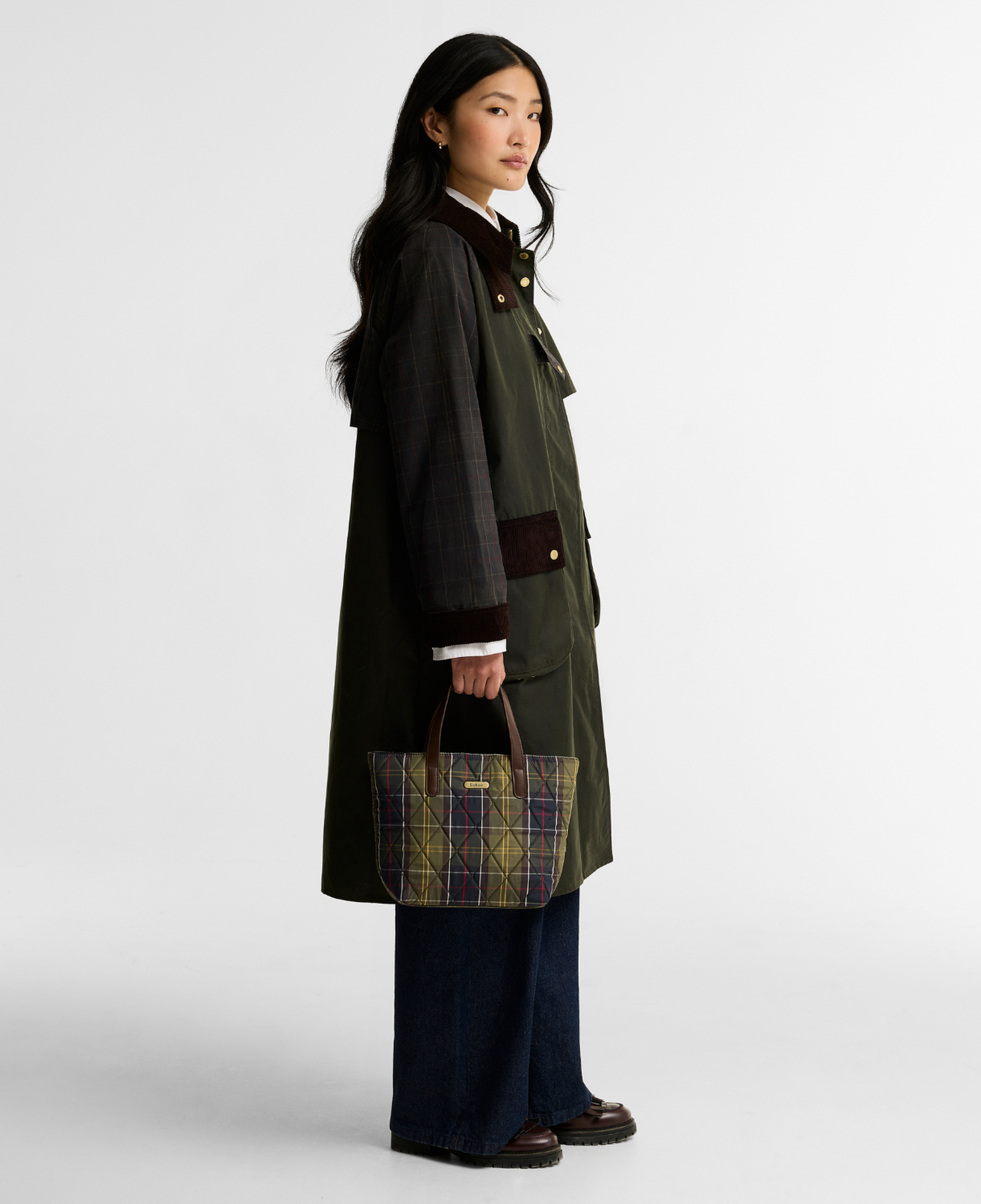 Barbour Mini Kapitone Omuz Çantası