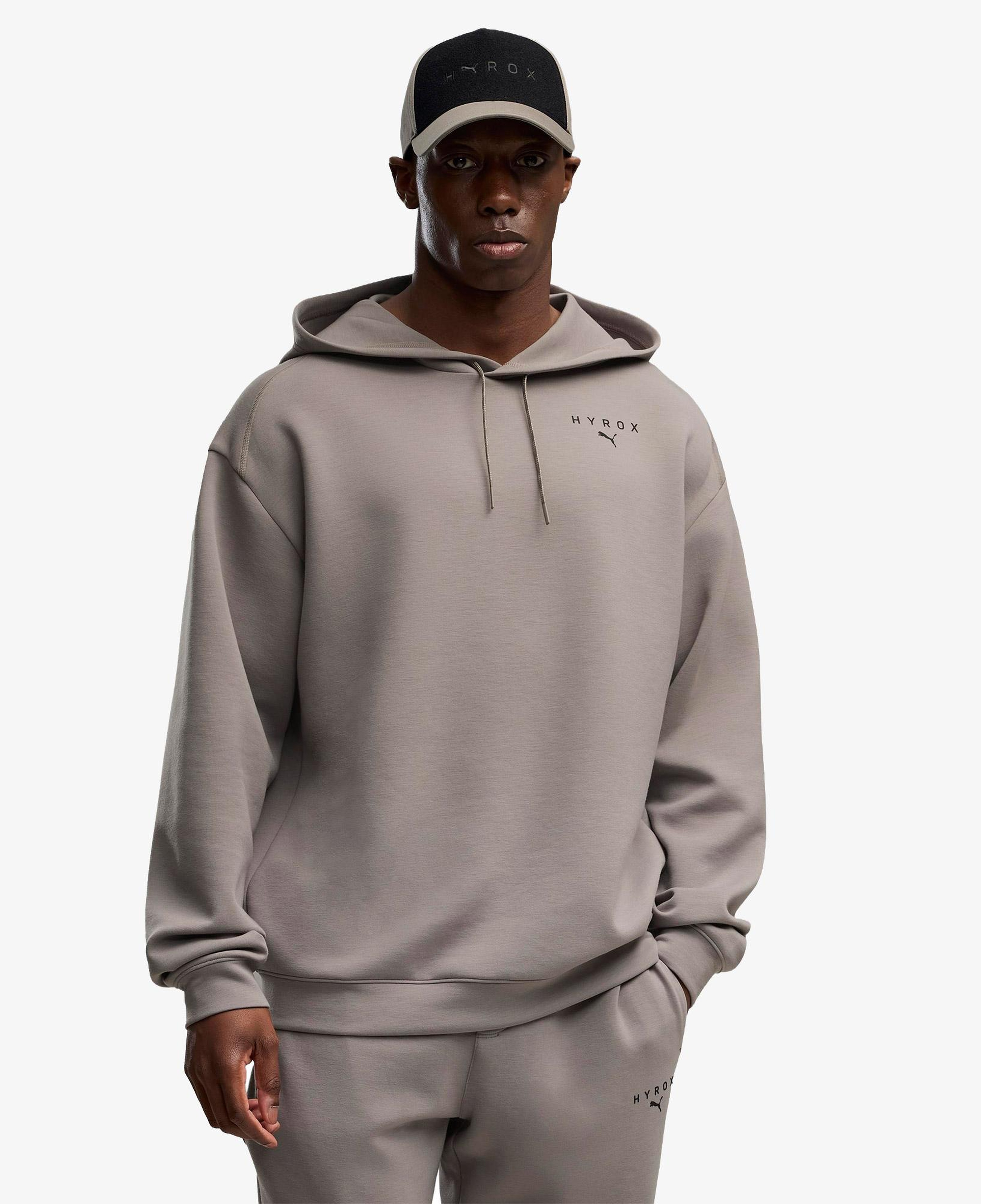 Puma X Hyrox Cloudspun Erkek Bej Sweatshirt