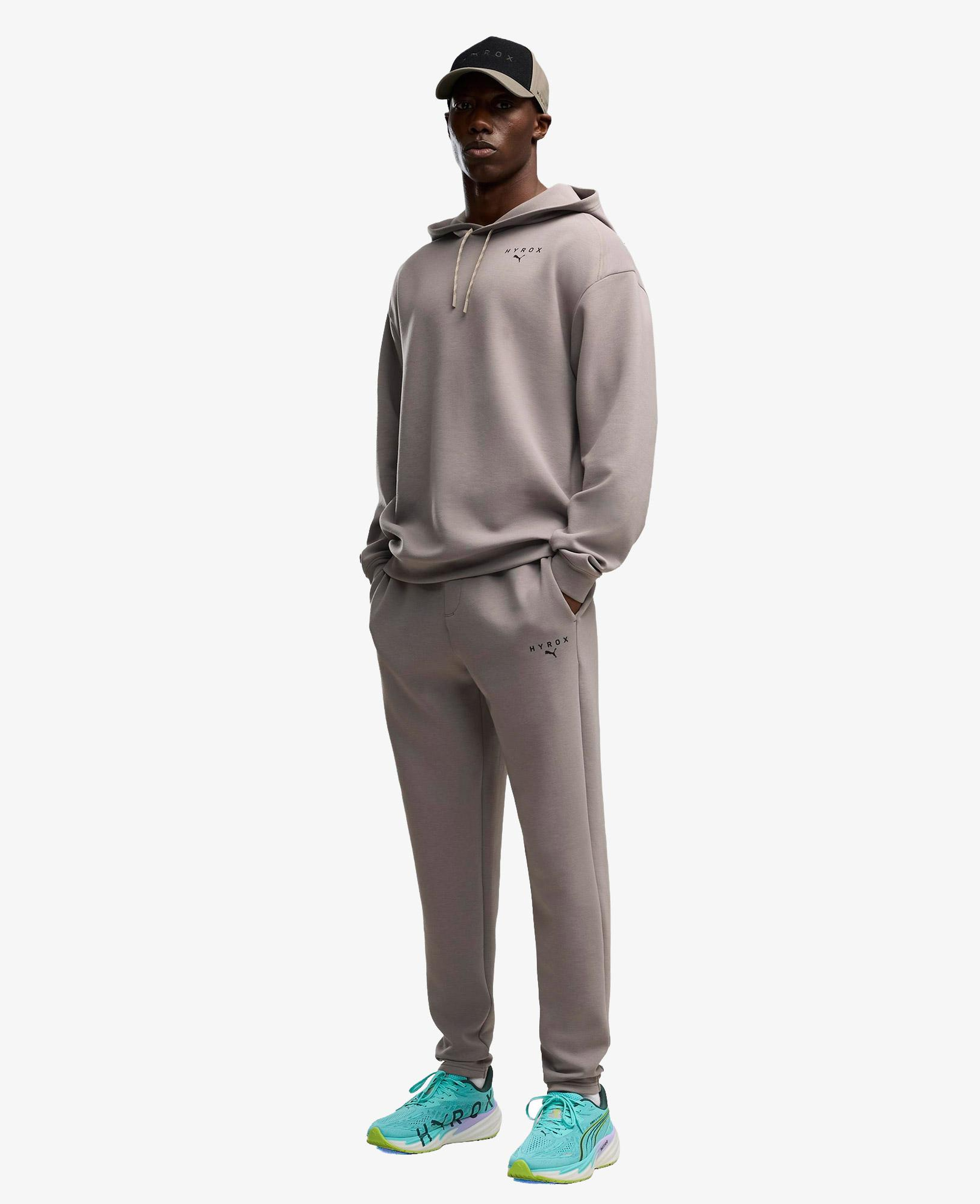 Puma X Hyrox Cloudspun Erkek Bej Sweatshirt