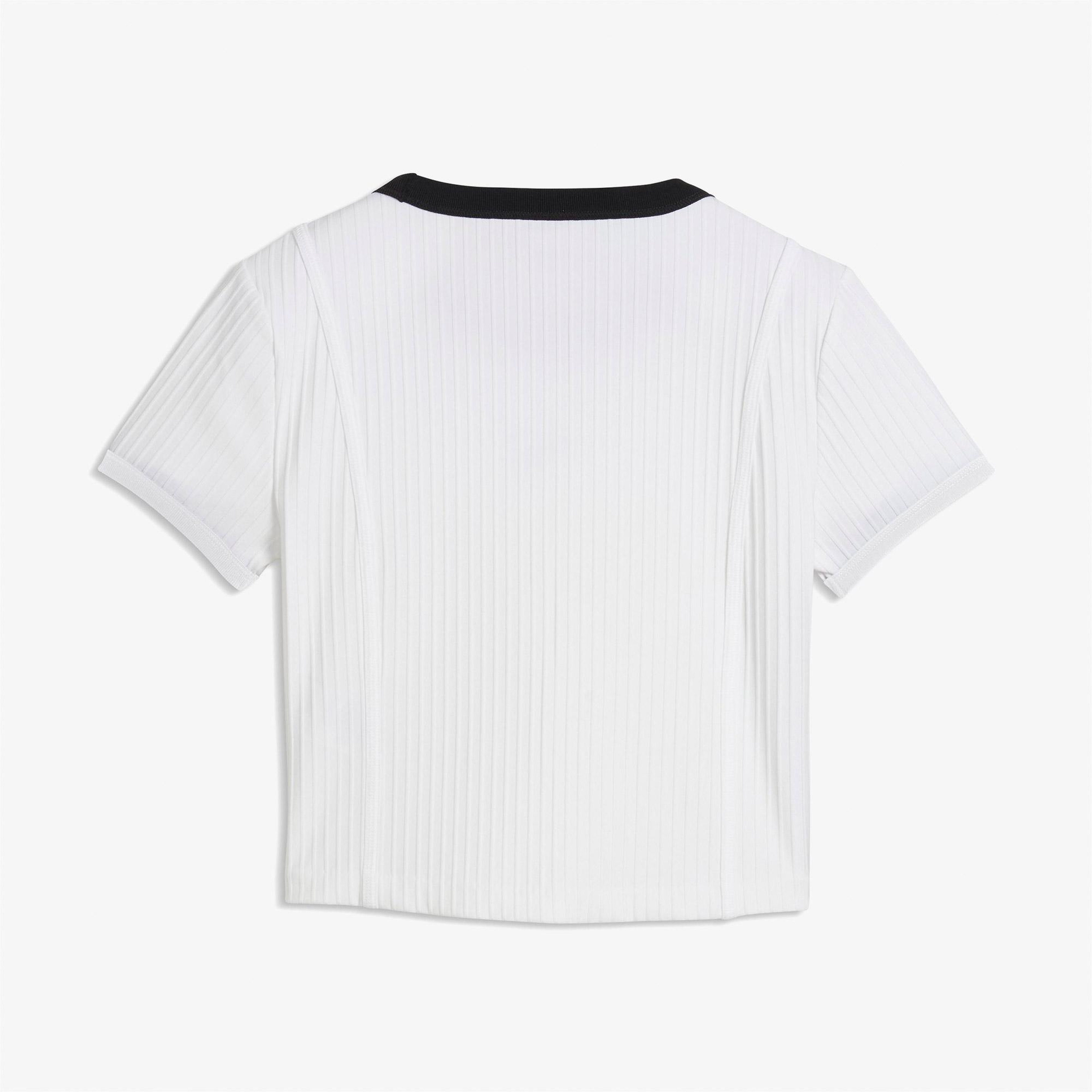 Puma Essential Ribbed Baby Kadın Beyaz T-Shirt