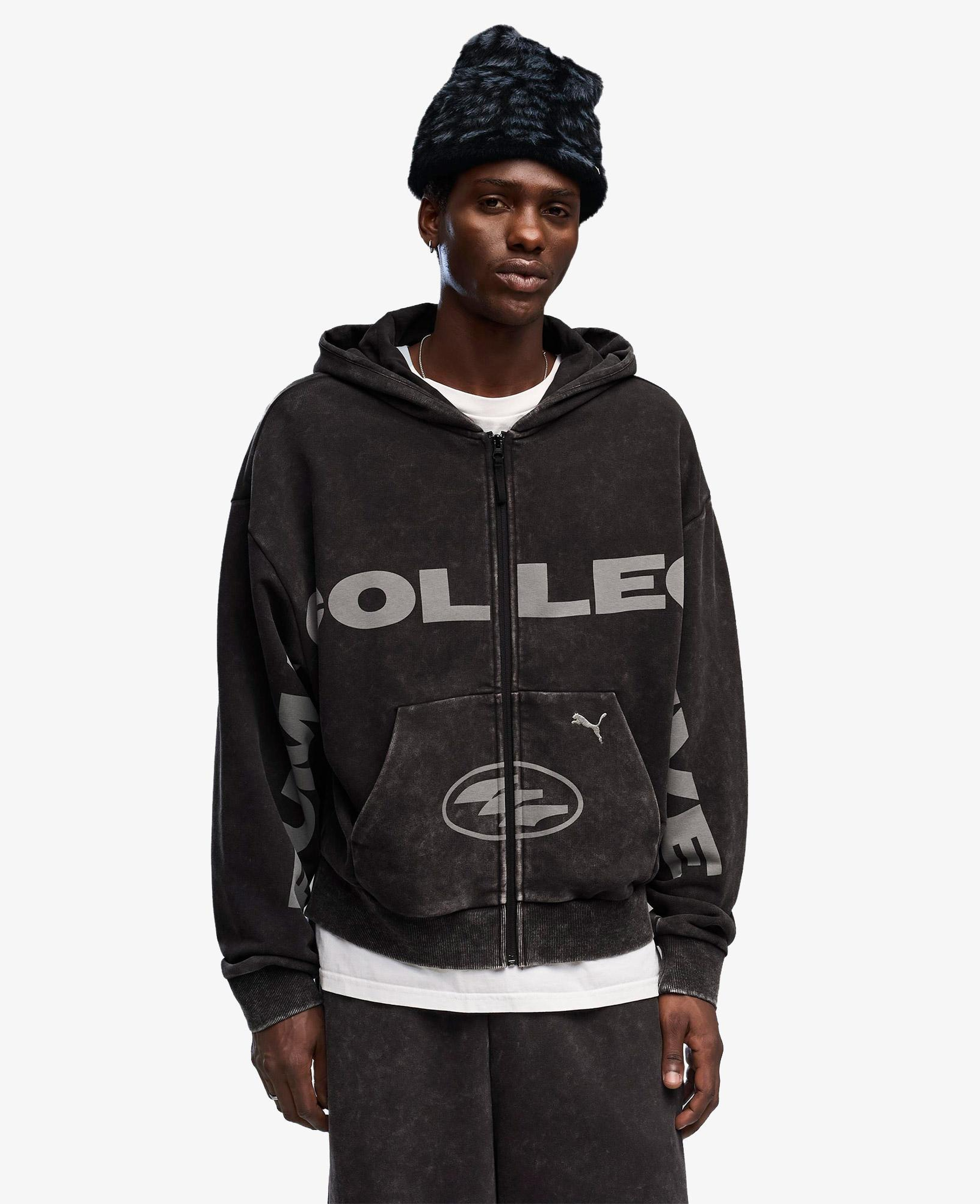 Puma Spc Boxy Full Zip Unisex Siyah Sweatshirt