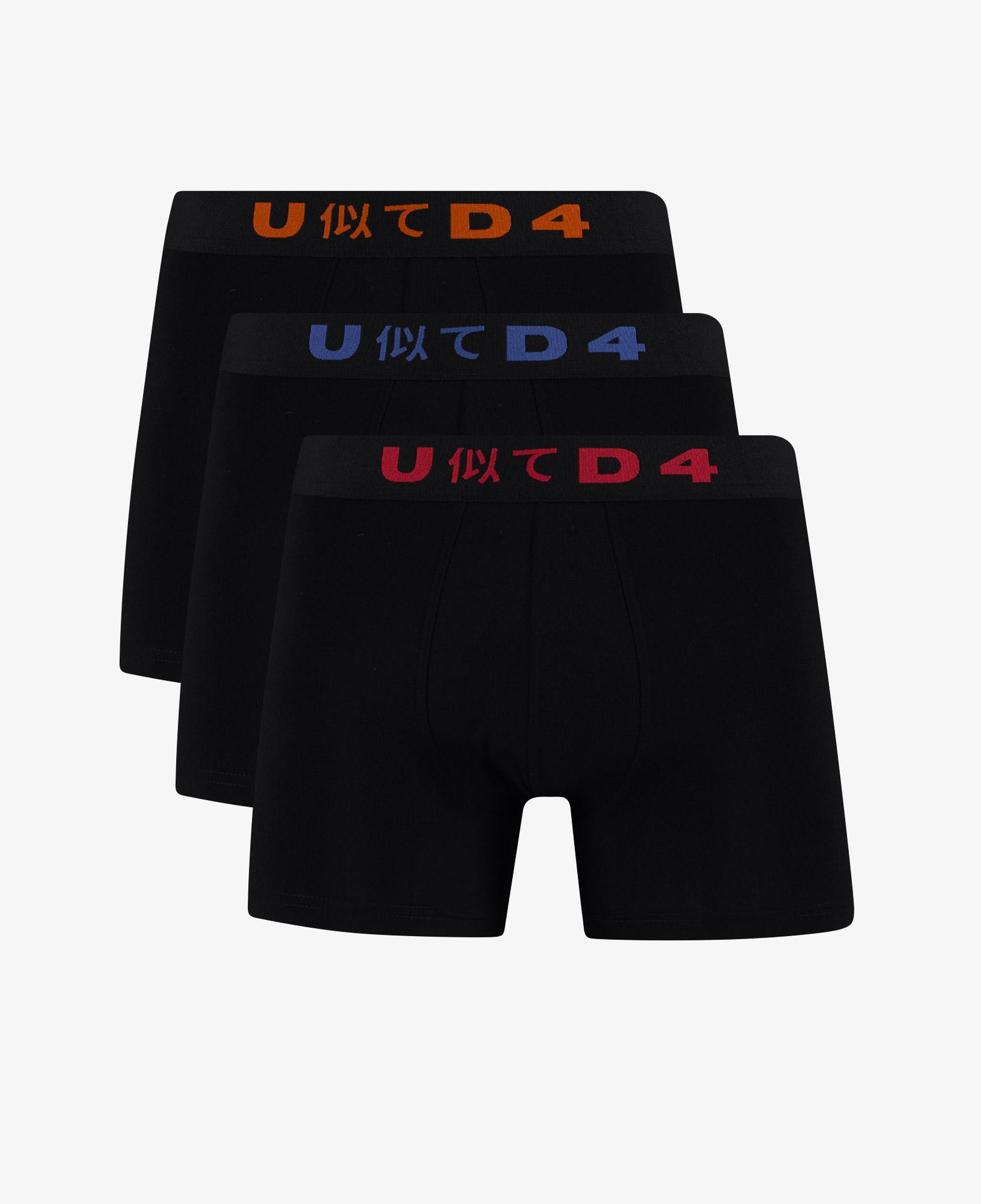 UNITED4 Classic Erkek Siyah Boxer