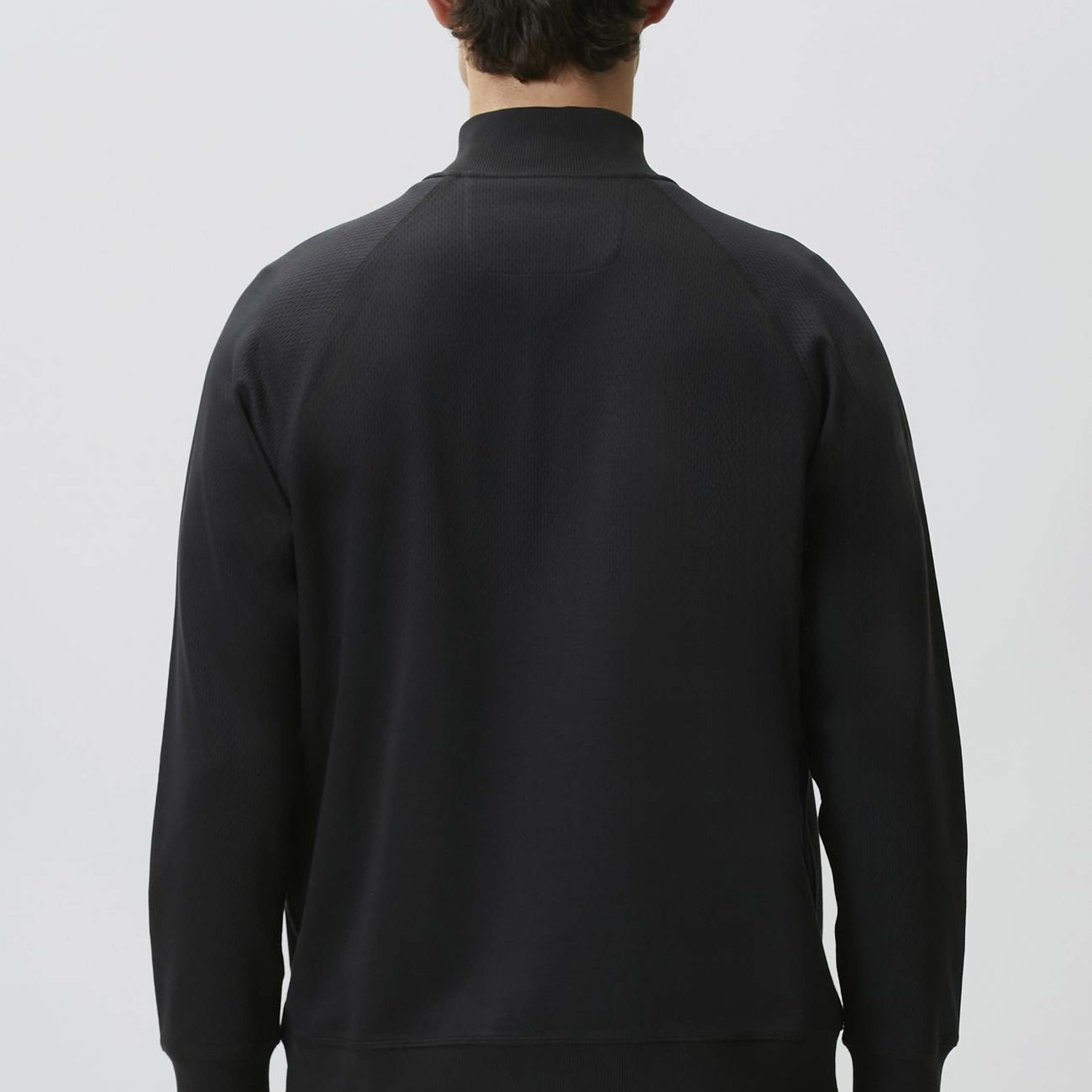 Network Erkek Siyah Fermuarlı Sweatshirt