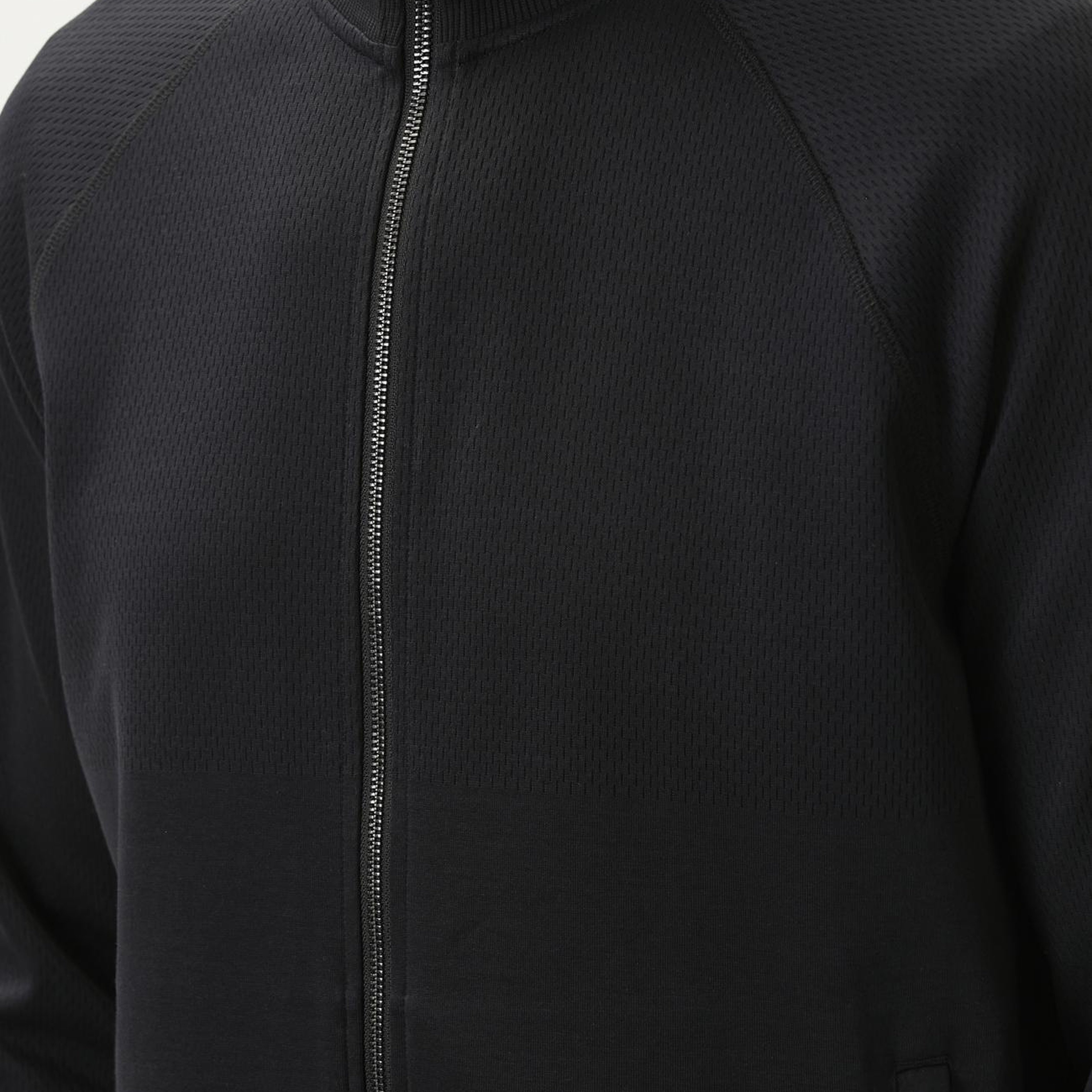 Network Erkek Siyah Fermuarlı Sweatshirt
