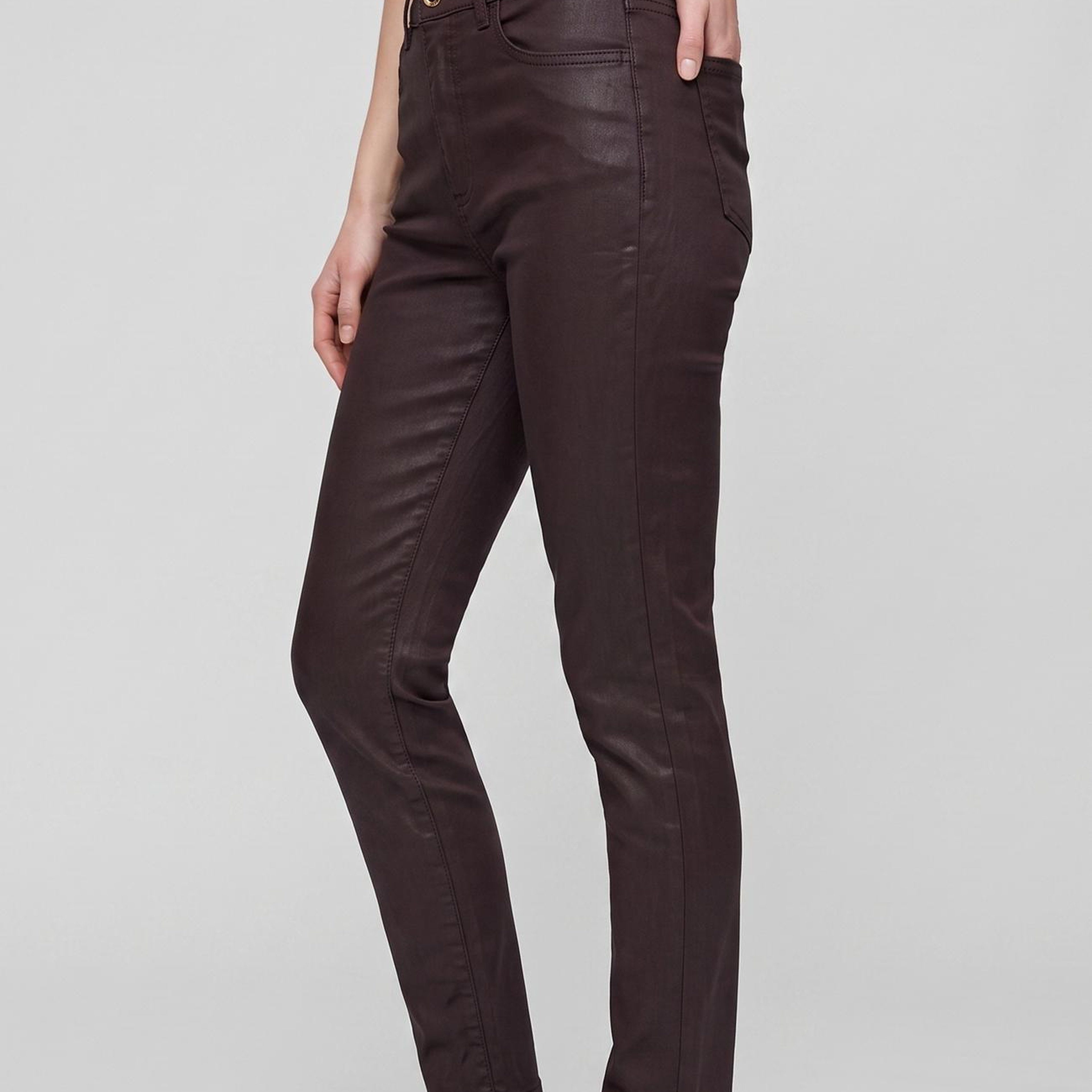 Network Kadın Mürdüm Denim Pantolon