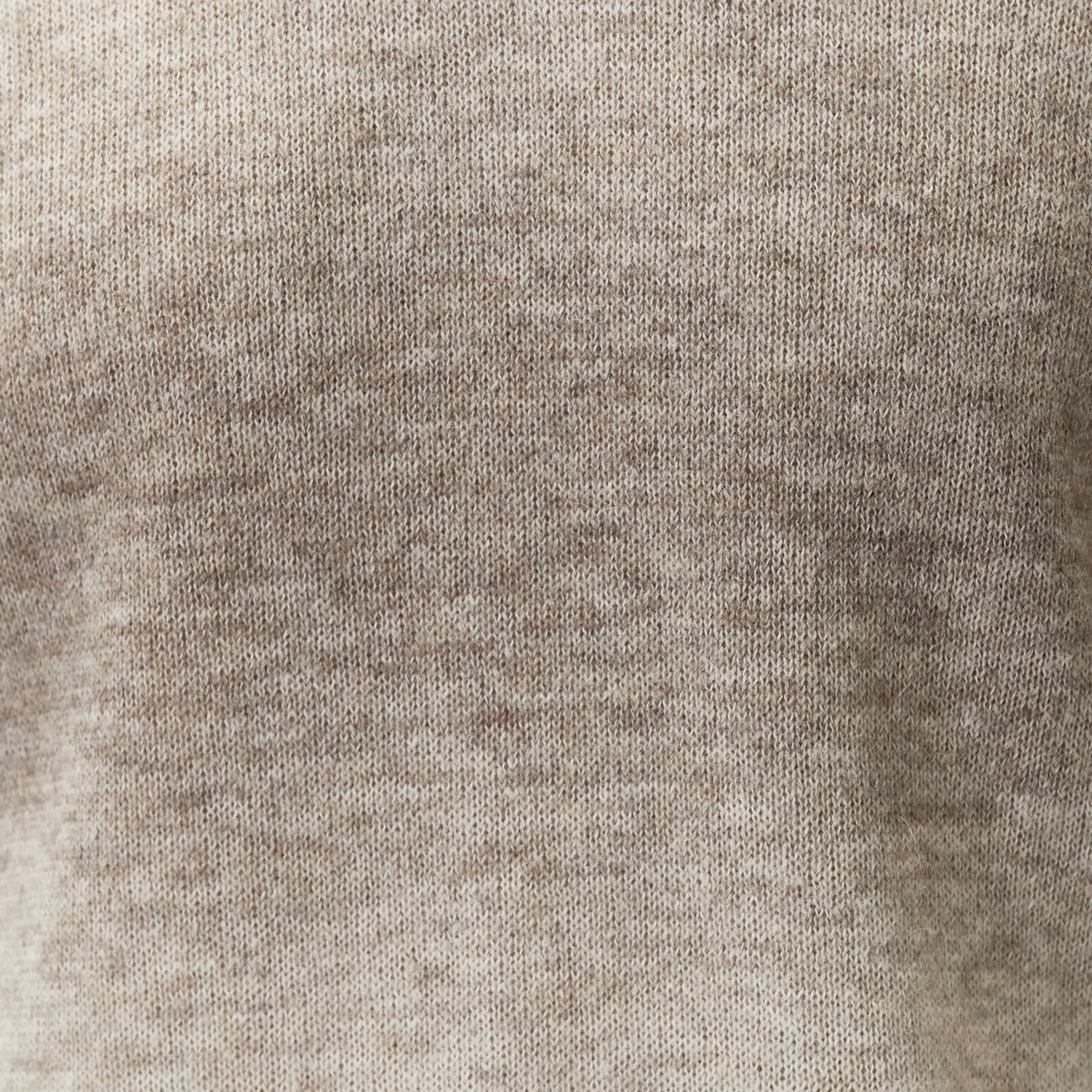 Network Erkek Bej Alpaca Karışımlı Desenli Triko Kazak