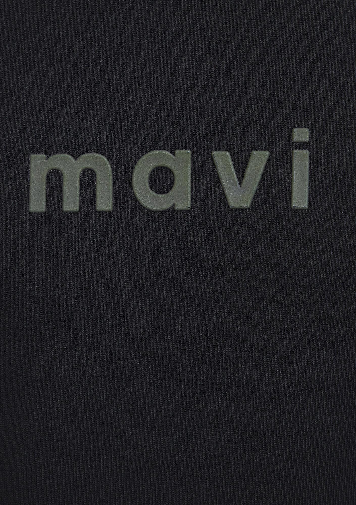 Mavi Mavi Logo Baskılı Siyah Sweatshirt 0S10556-900