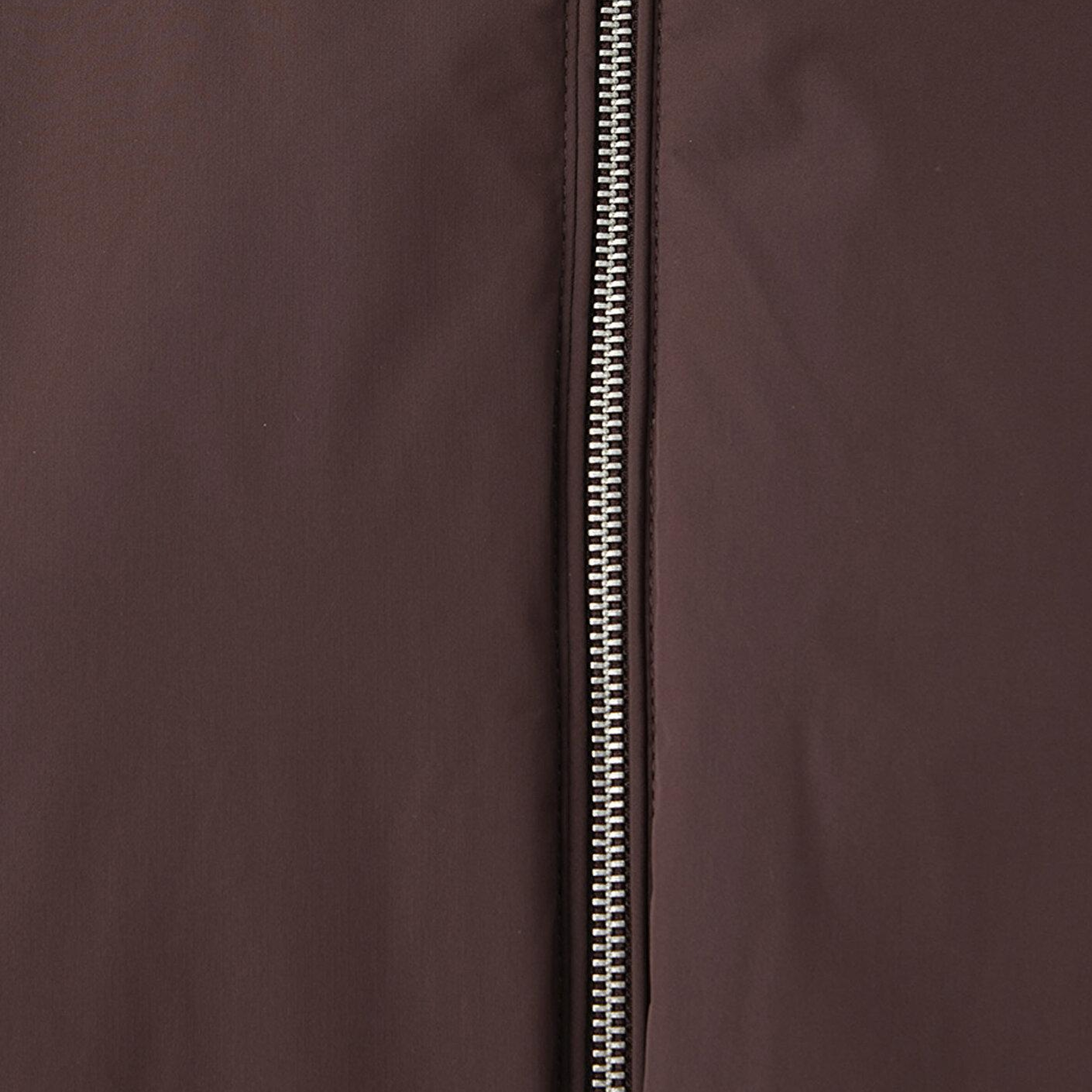 Mavi Su İtici Dik Yaka Kahverengi Şişme Mont Oversize / Geniş Kesim 1110815-70259