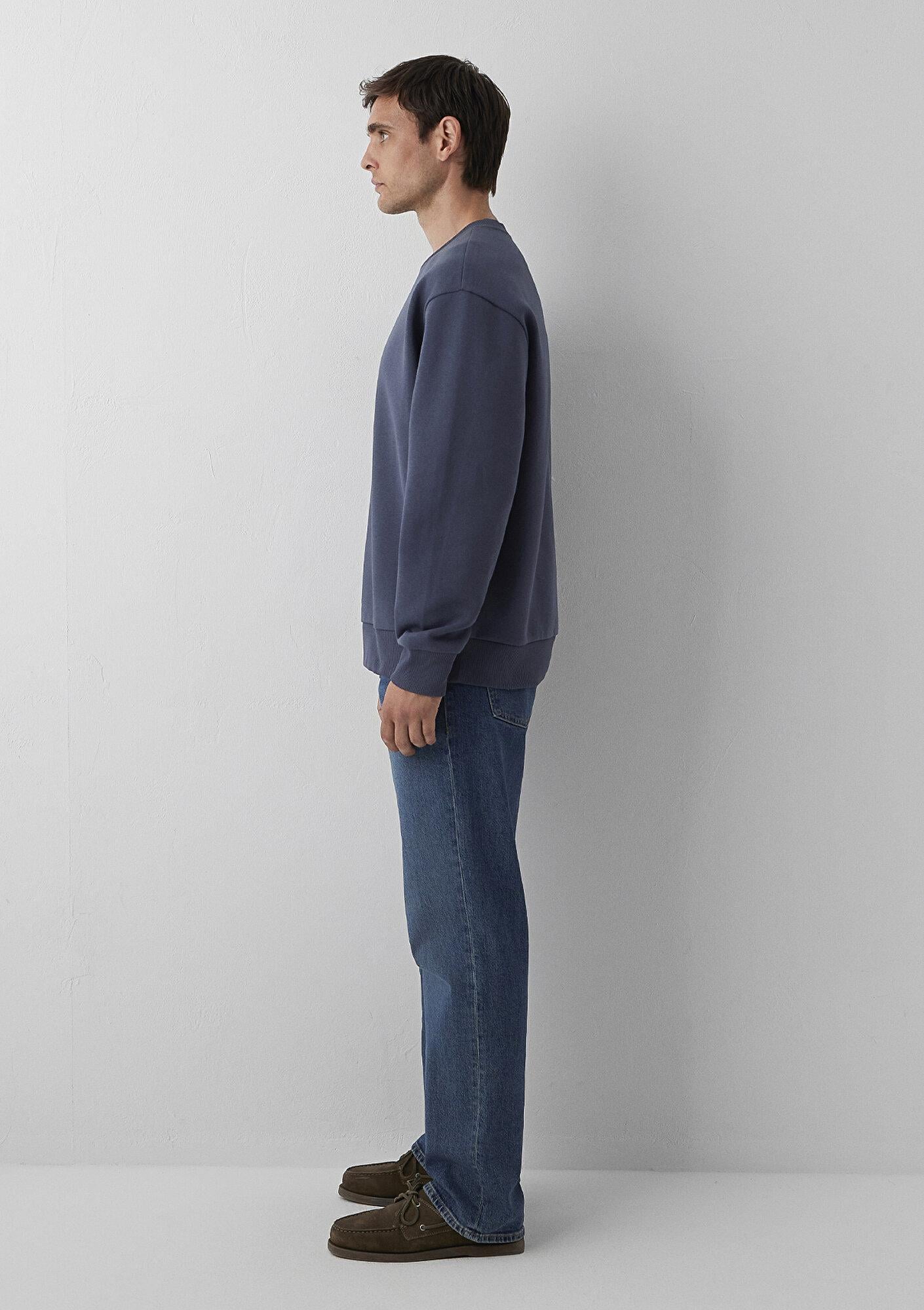 Mavi Bisiklet Yaka Lacivert Basic Sweatshirt 0S10276-70759
