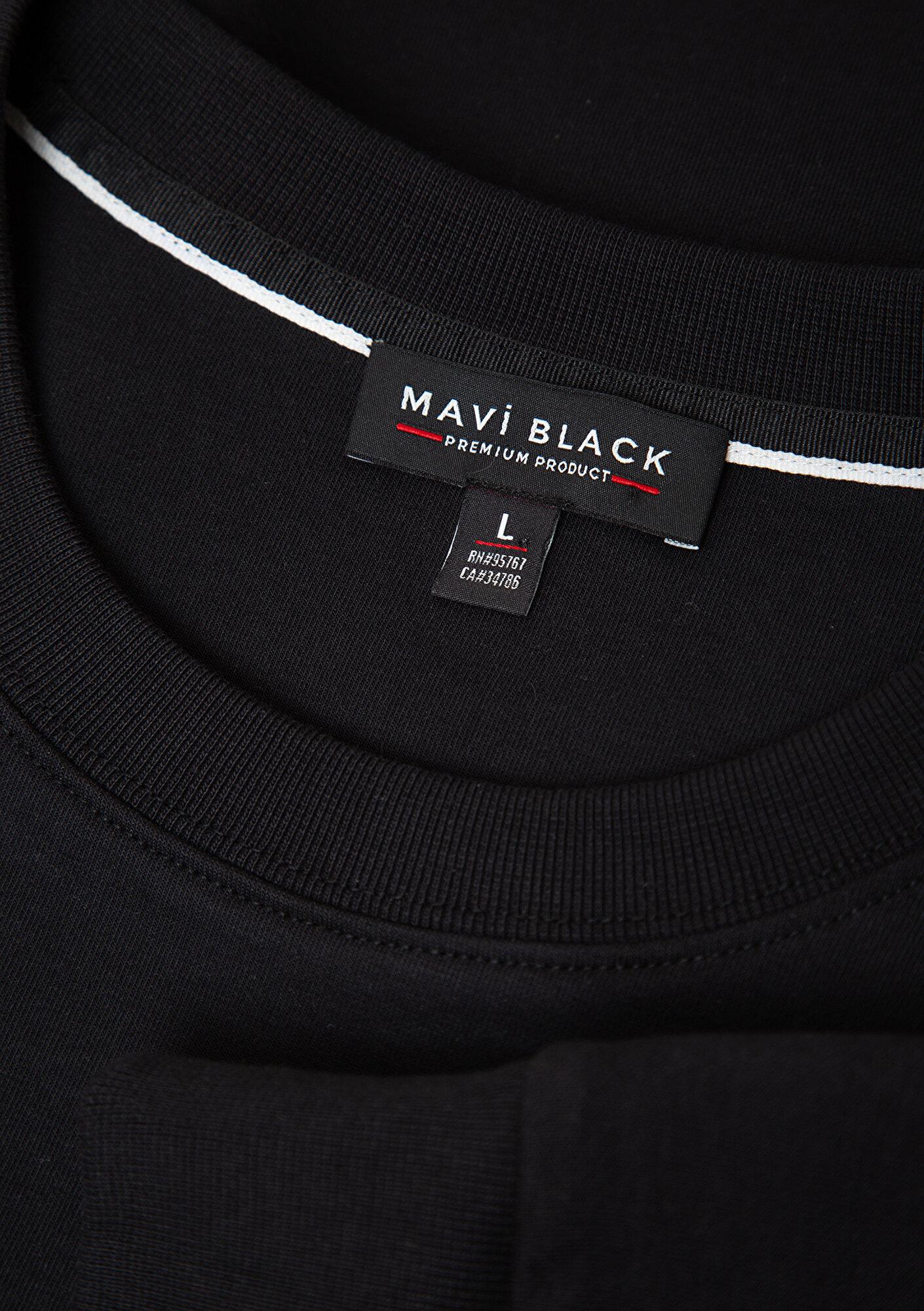 Mavi Siyah Basic Sweatshirt 0S10629-900