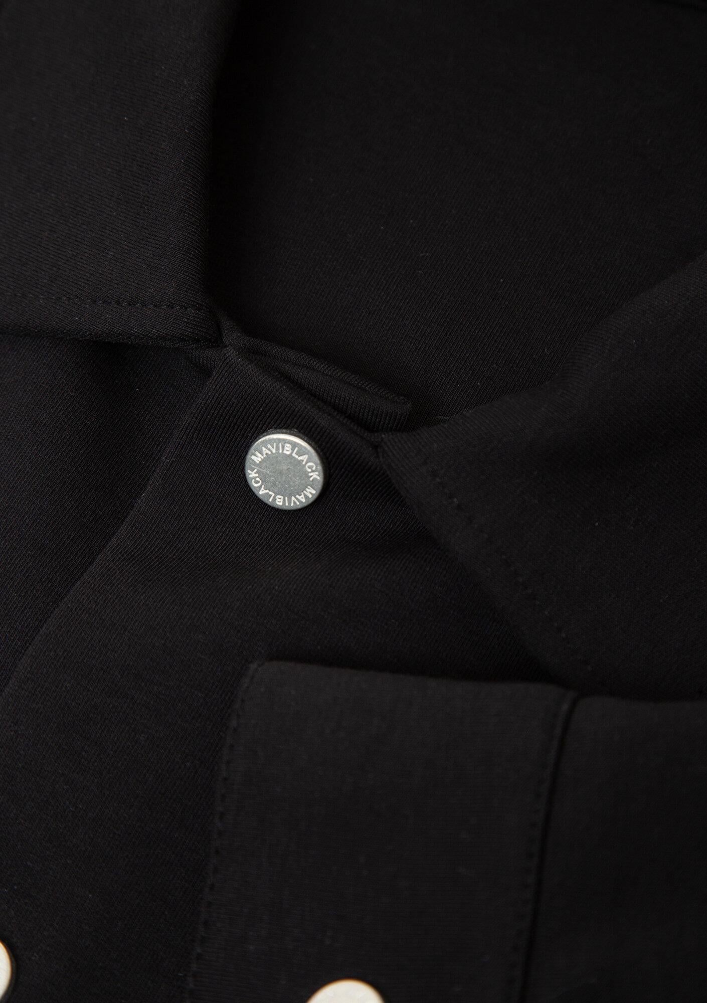 Mavi Düğmeli Siyah Sweatshirt 0S10633-900