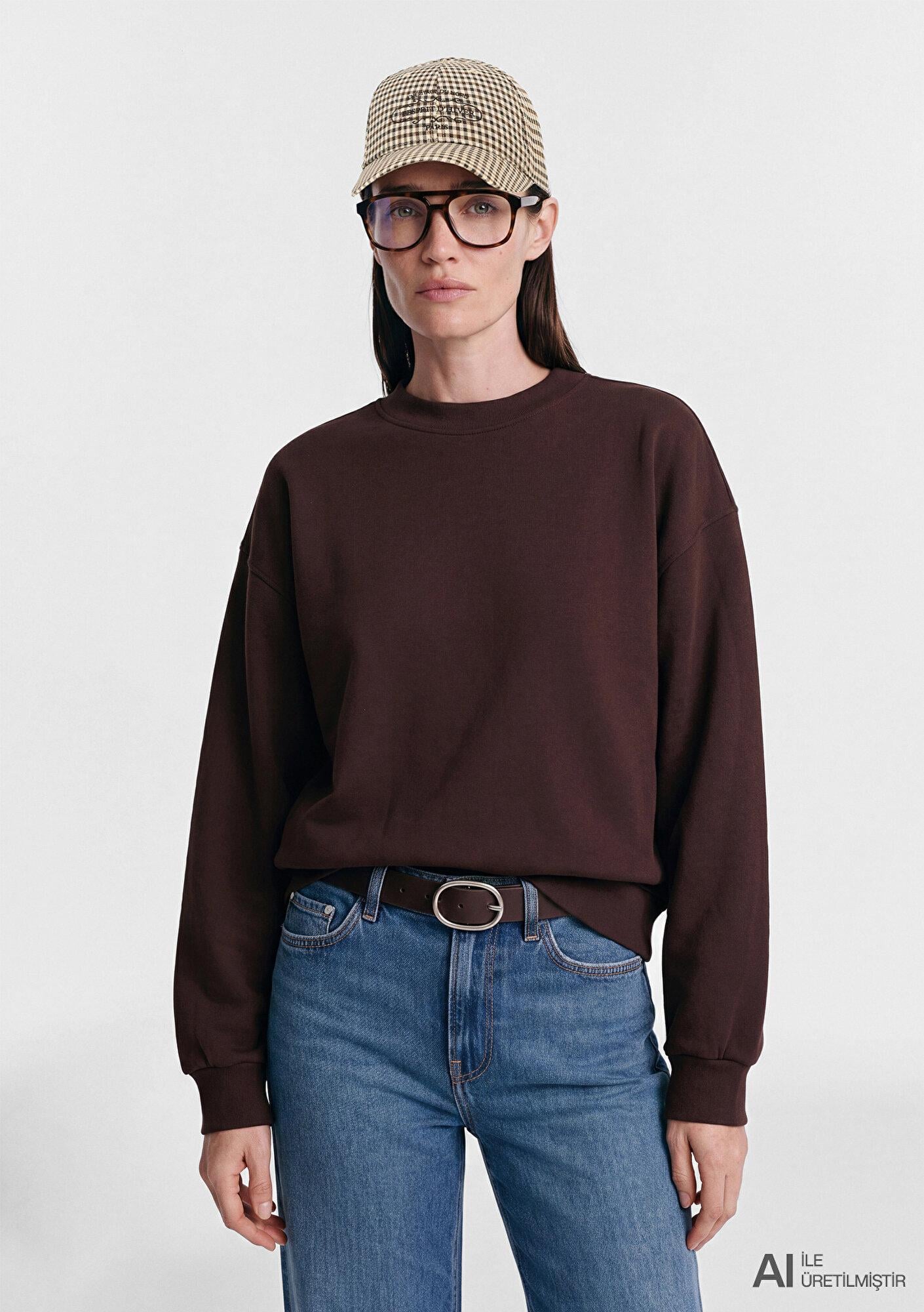 Mavi Kahverengi Sweatshirt 1S10576-70240