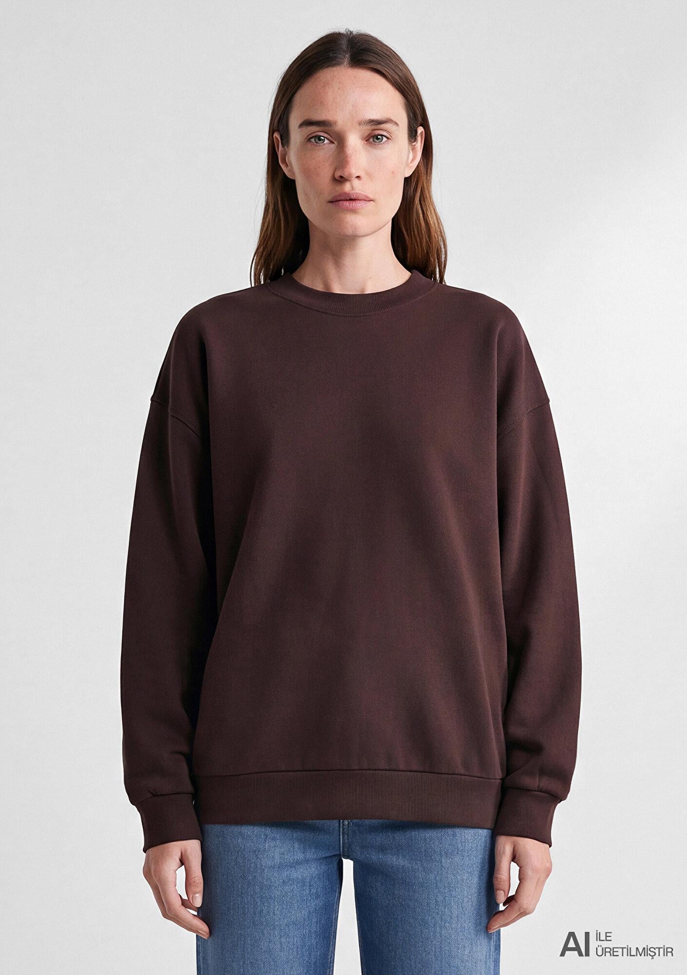 Mavi Kahverengi Sweatshirt 1S10576-70240