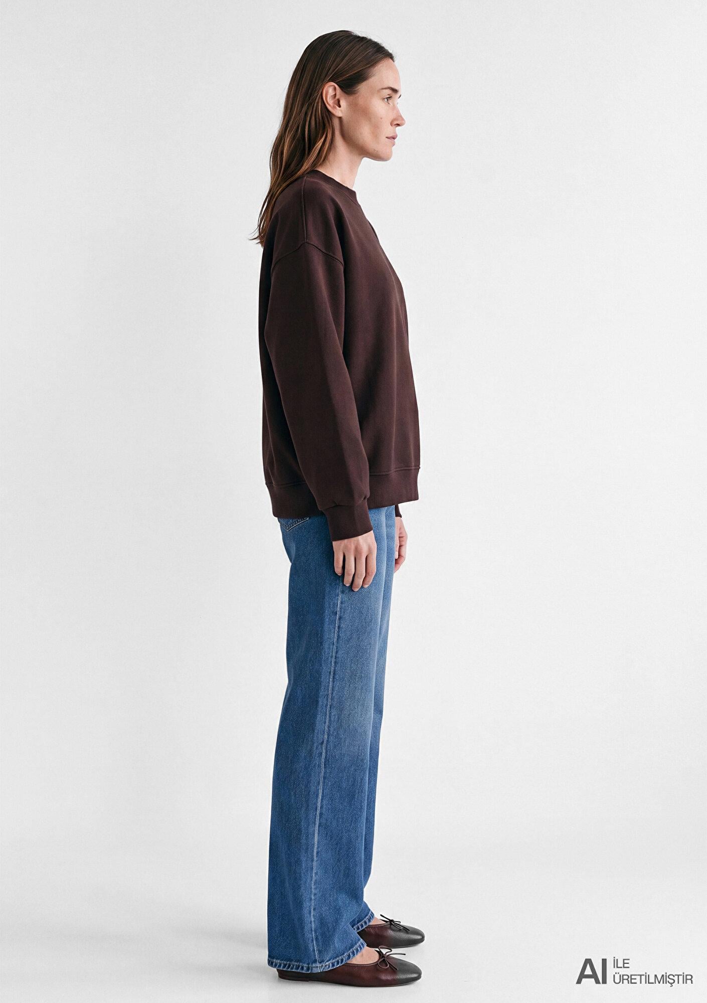 Mavi Kahverengi Sweatshirt 1S10576-70240