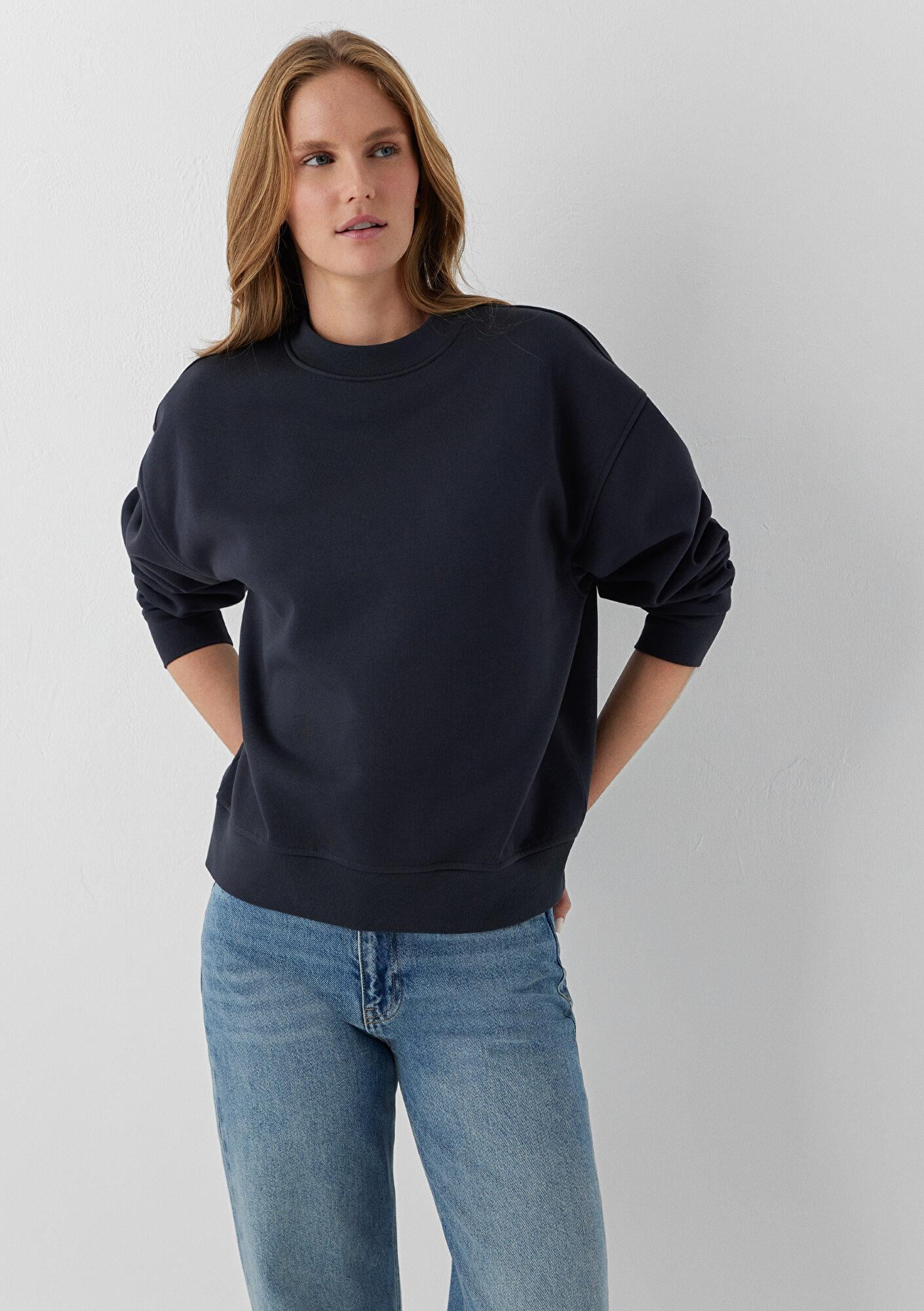 Mavi Lacivert Sweatshirt 1S10576-70499