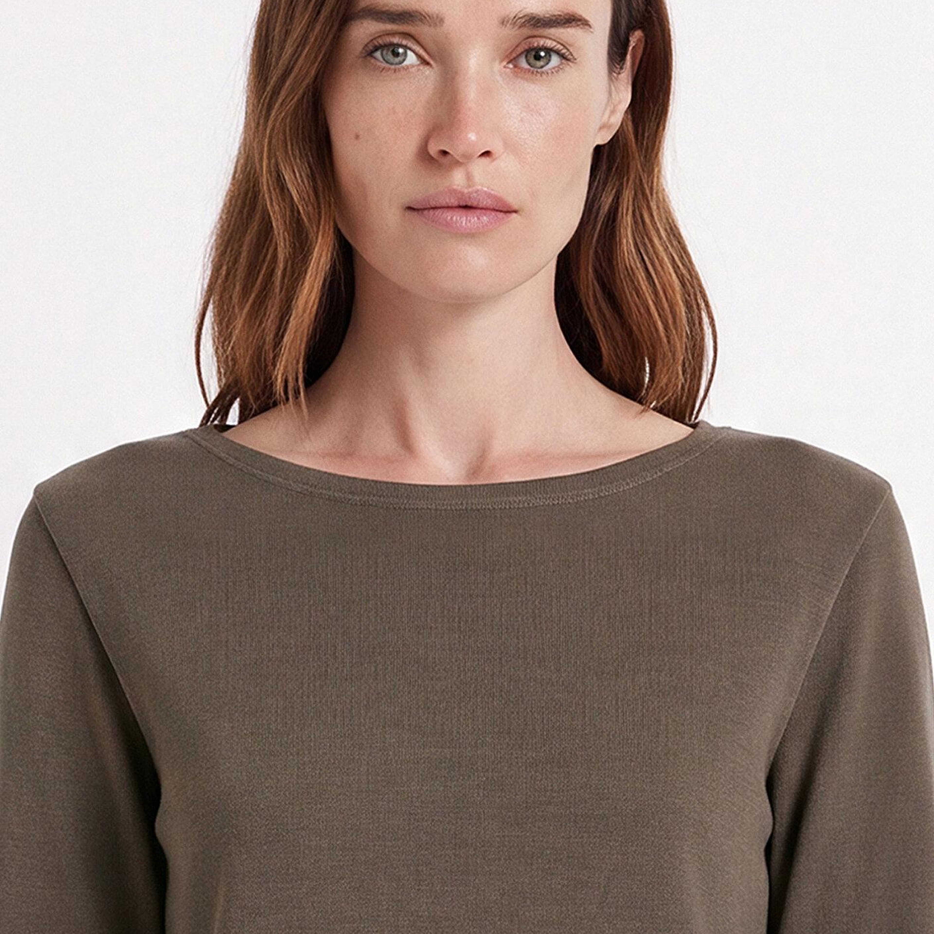 Mavi (Tencel™) Modal Karışımlı Kahverengi Tişört Regular Fit / Normal Kesim 1614371-87538