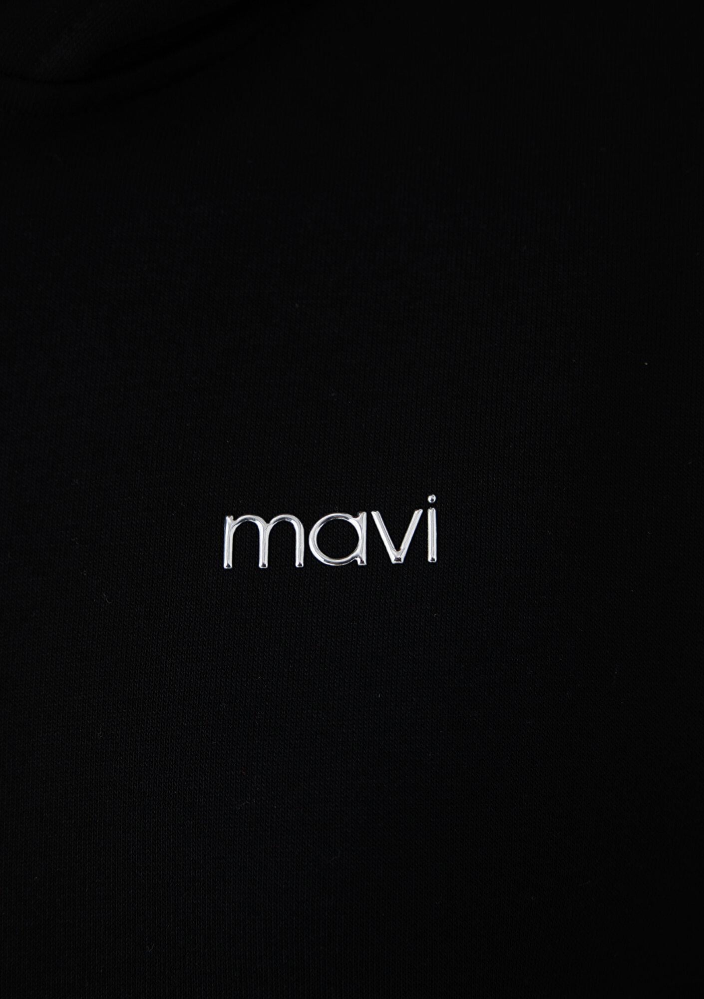 Mavi Mavi Logo Baskılı Siyah Sweatshirt 1S10554-900