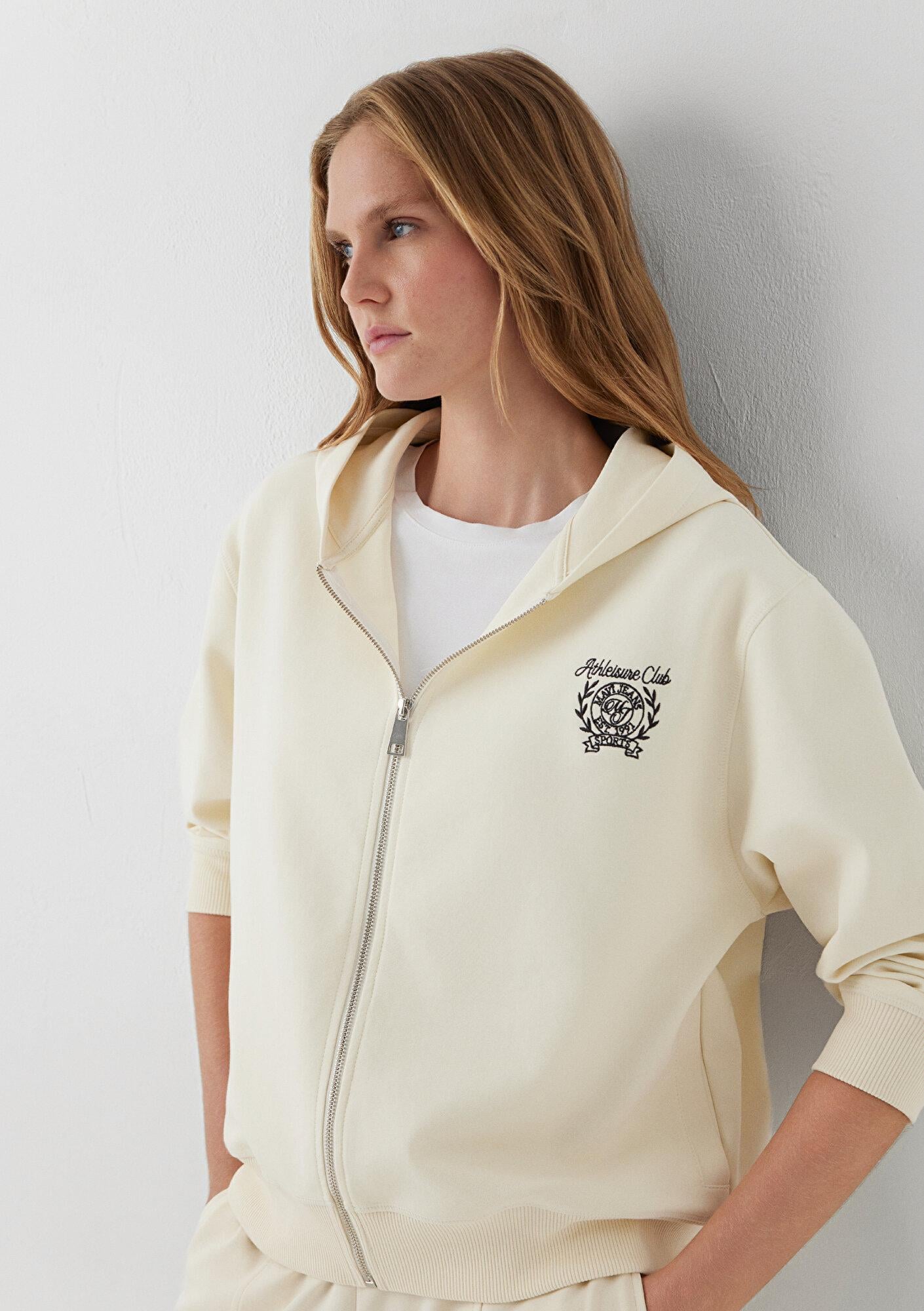 Mavi Ekru Sweatshirt 1S10585-70065