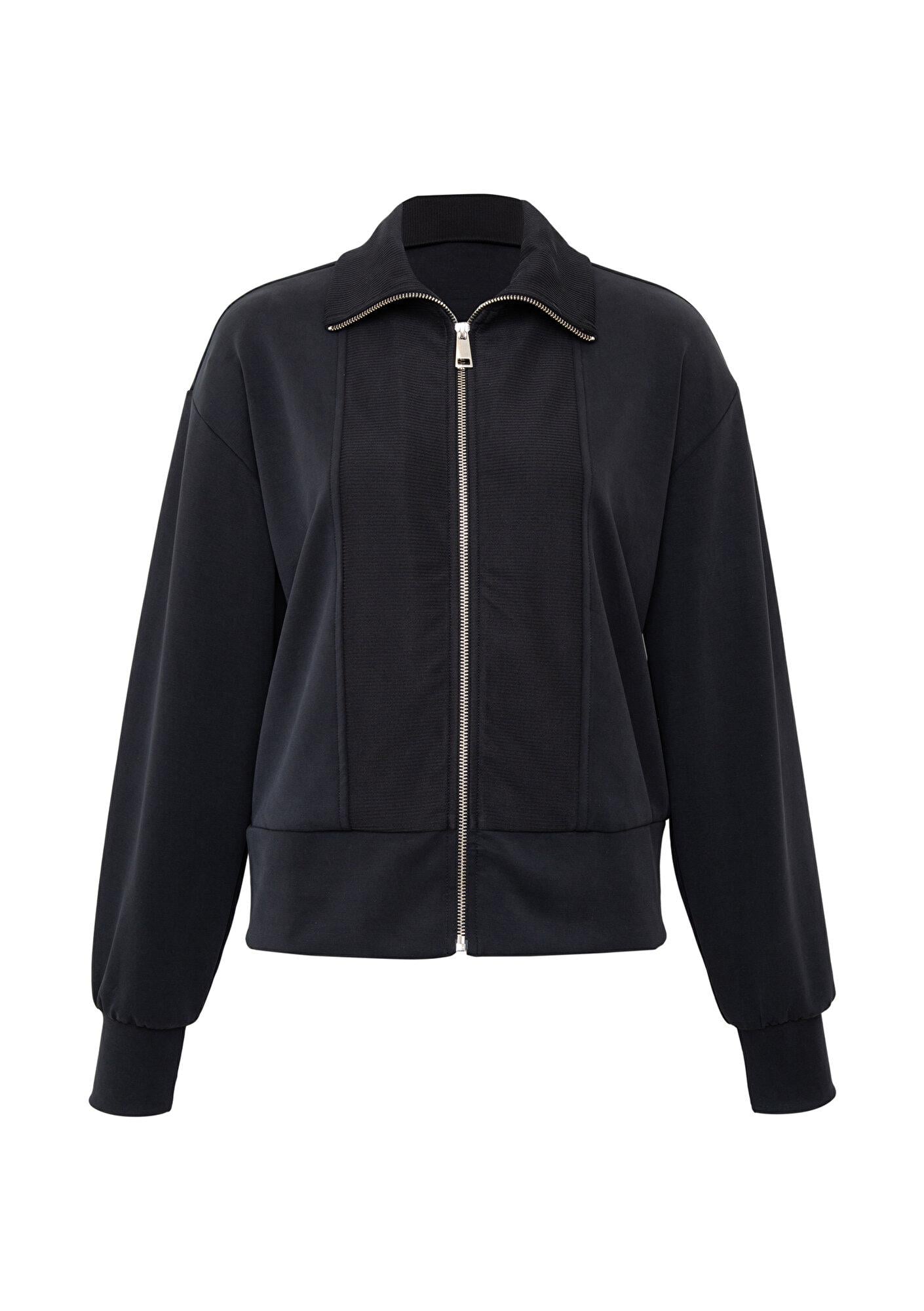 Mavi (Tencel™) Modal Karışımlı Siyah Sweatshirt 1S10582-900