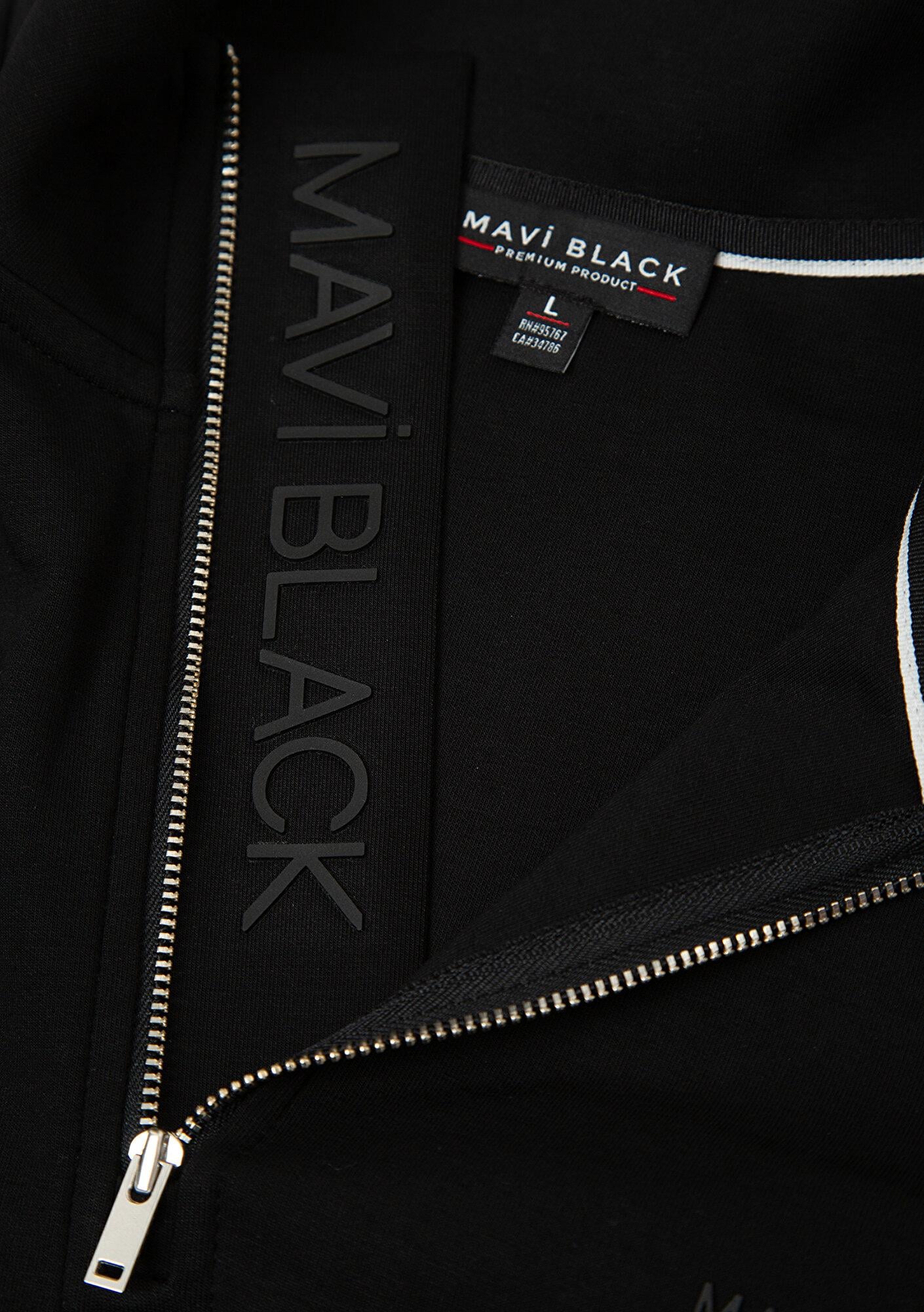 Mavi Yarı Fermuarlı Siyah Sweatshirt 0S20094-900
