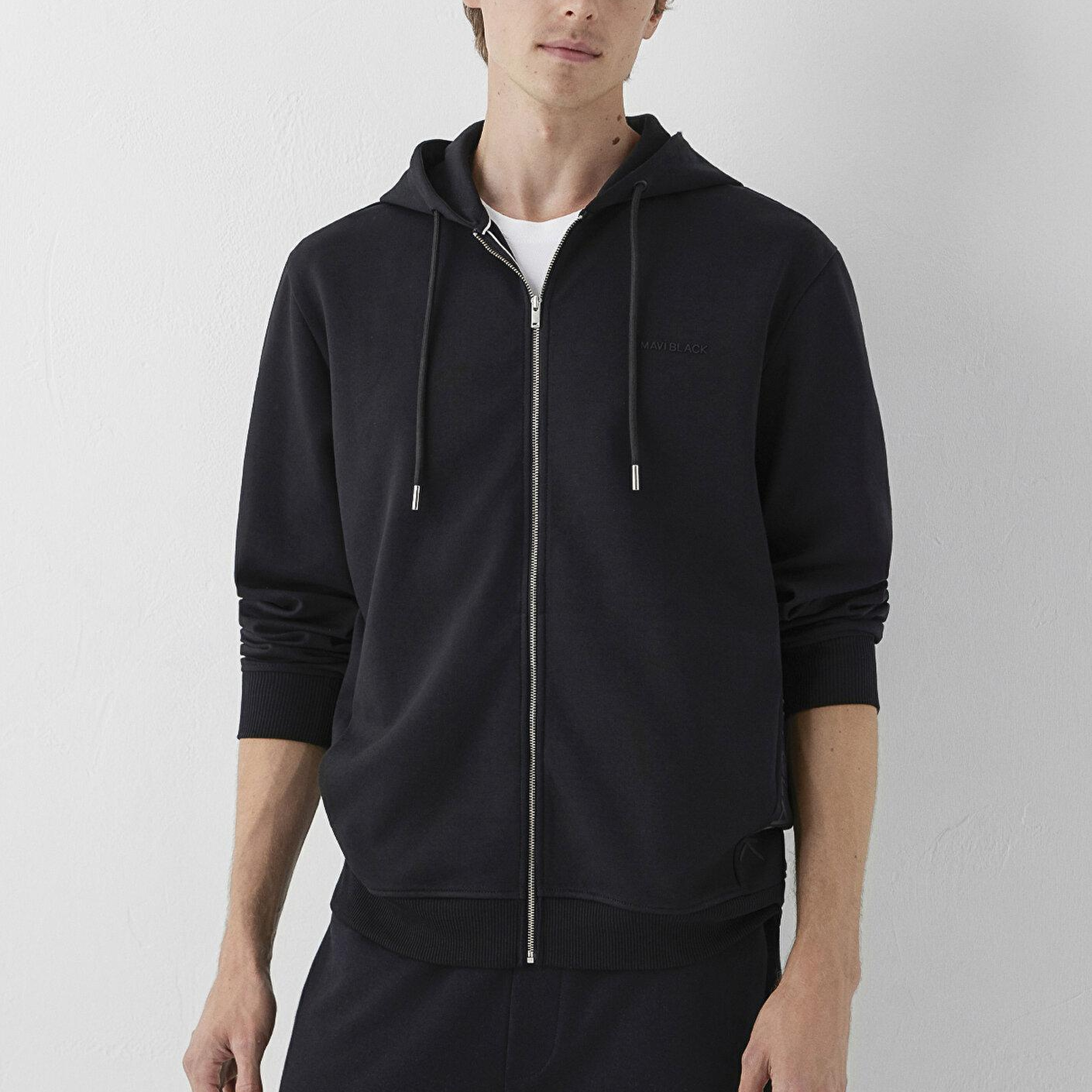 Mavi Kapüşonlu Siyah Sweatshirt 0S20093-900