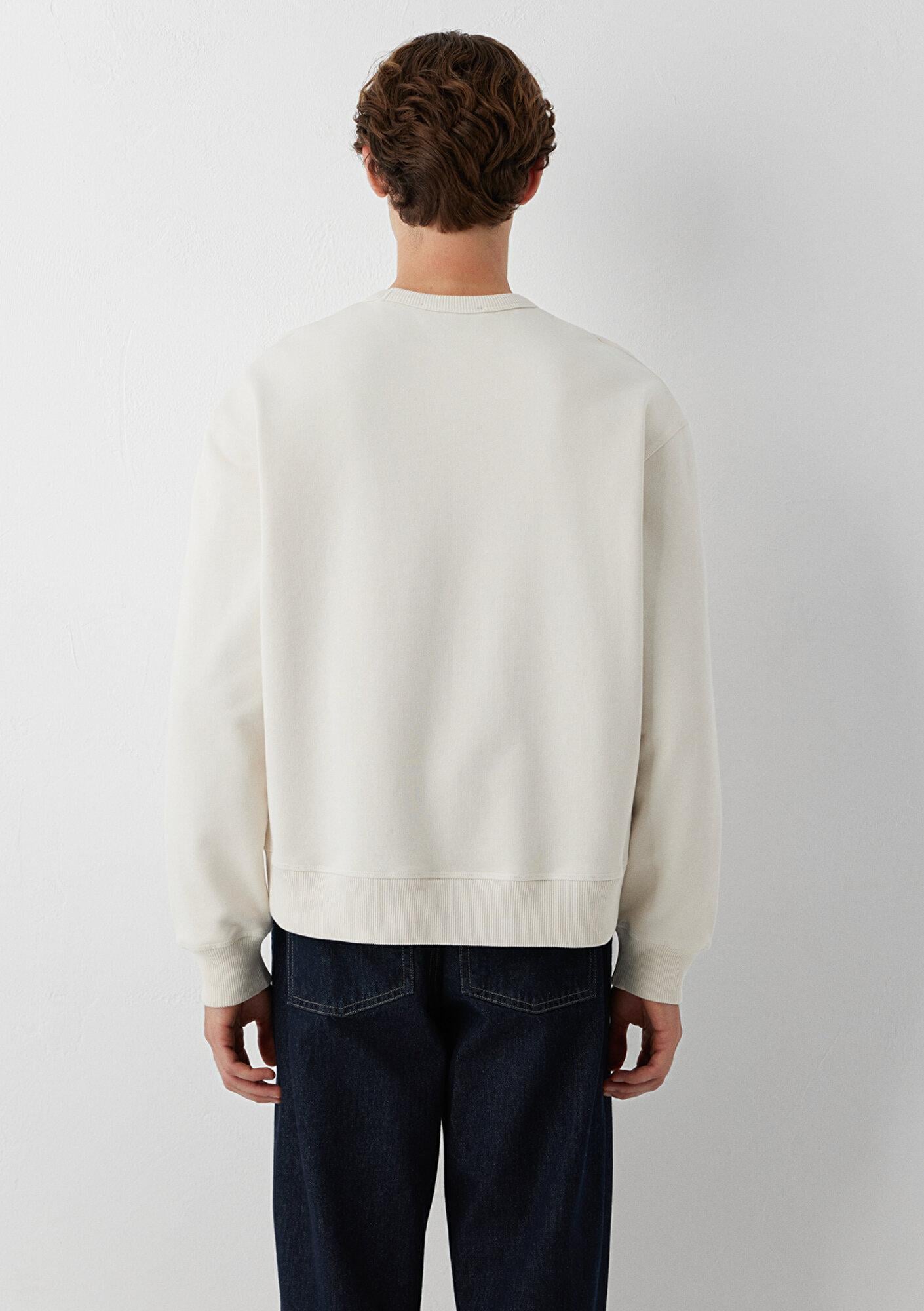 Mavi Bej Basic Sweatshirt 0S20165-70134